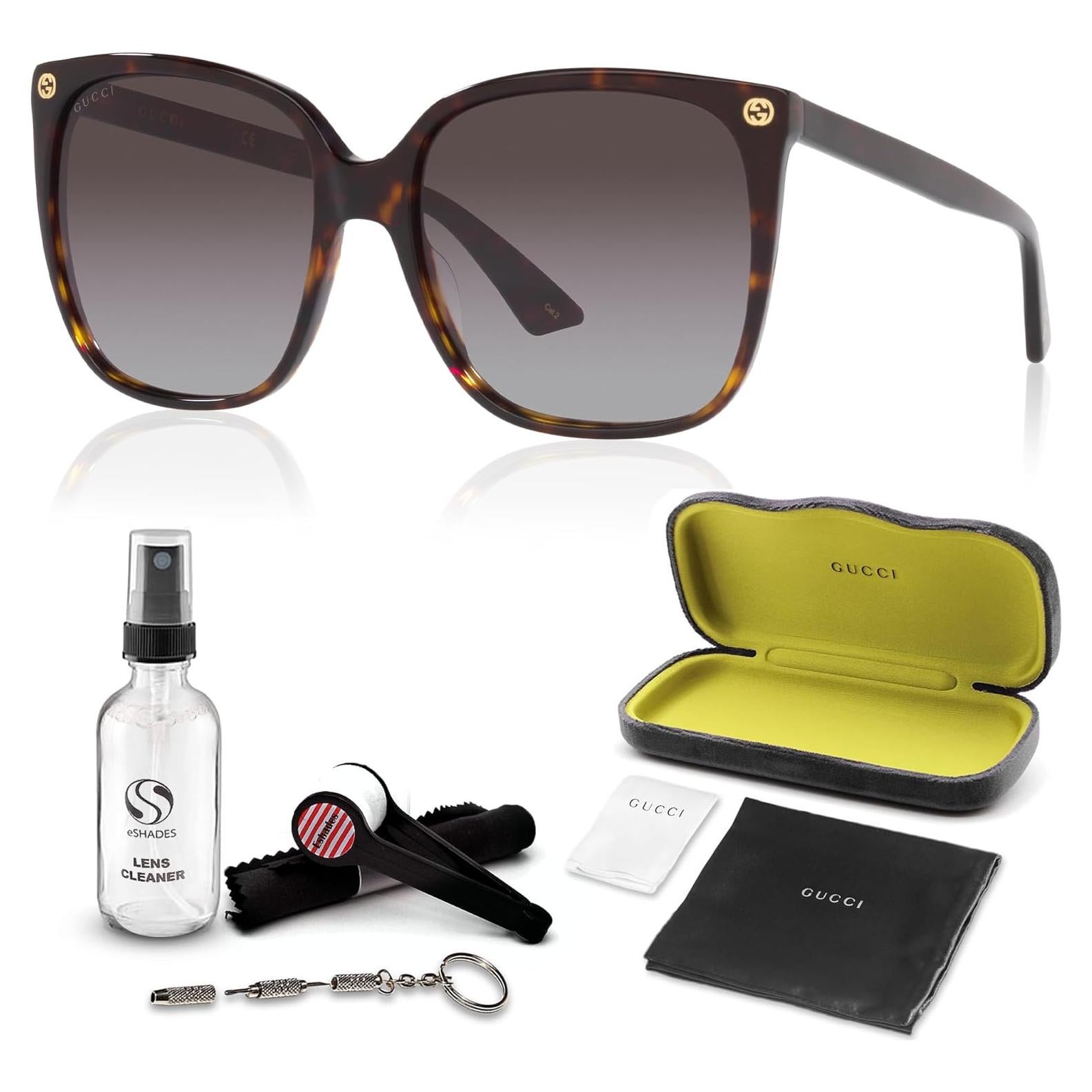 Gafas de Sol Gucci GG 0022S Cuadradas para Mujer 57mm