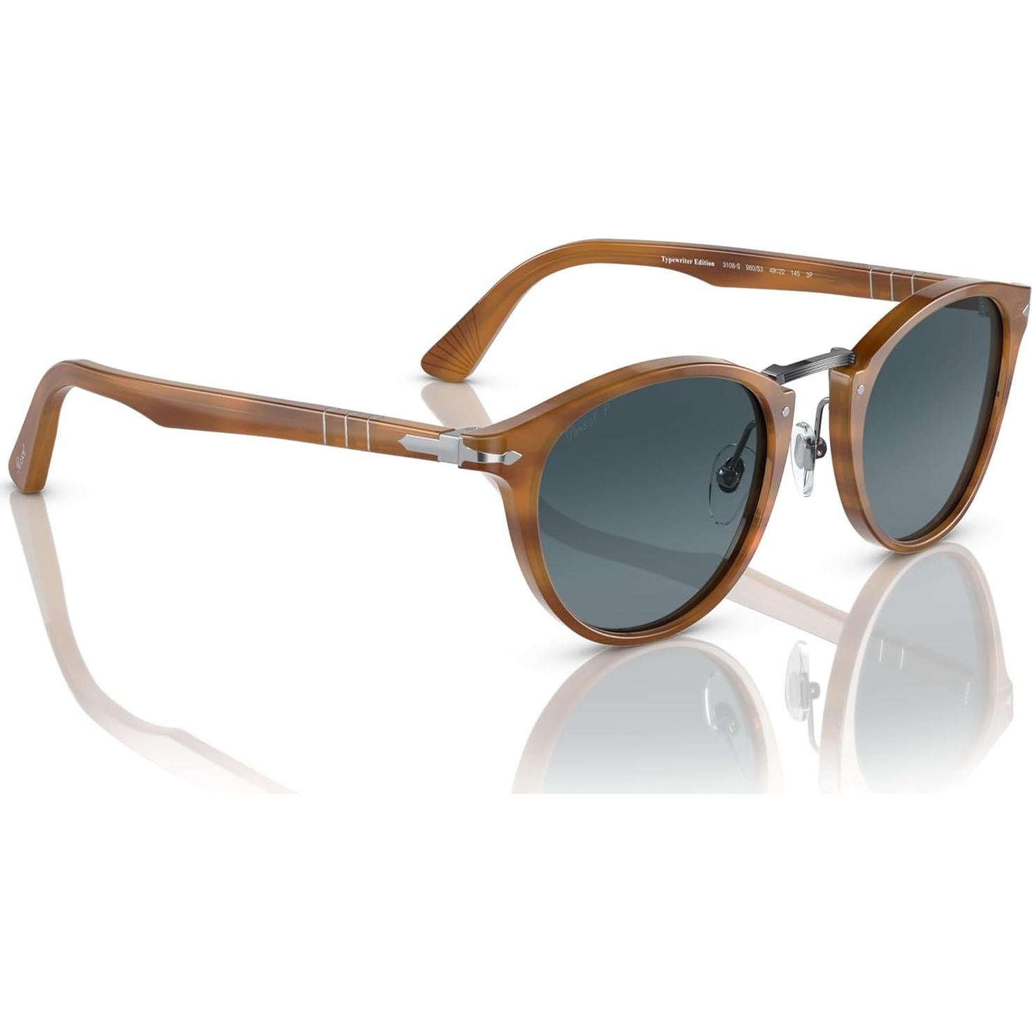 Gafas de sol Persol PO3108S 49mm Marrón Rayas Polarizadas