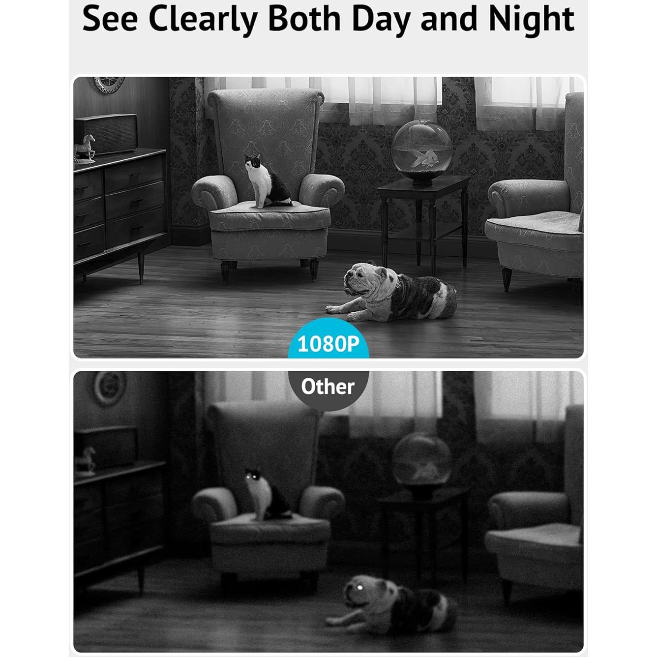 Cámara de Seguridad LaView 1080P WiFi con Audio Bidireccional