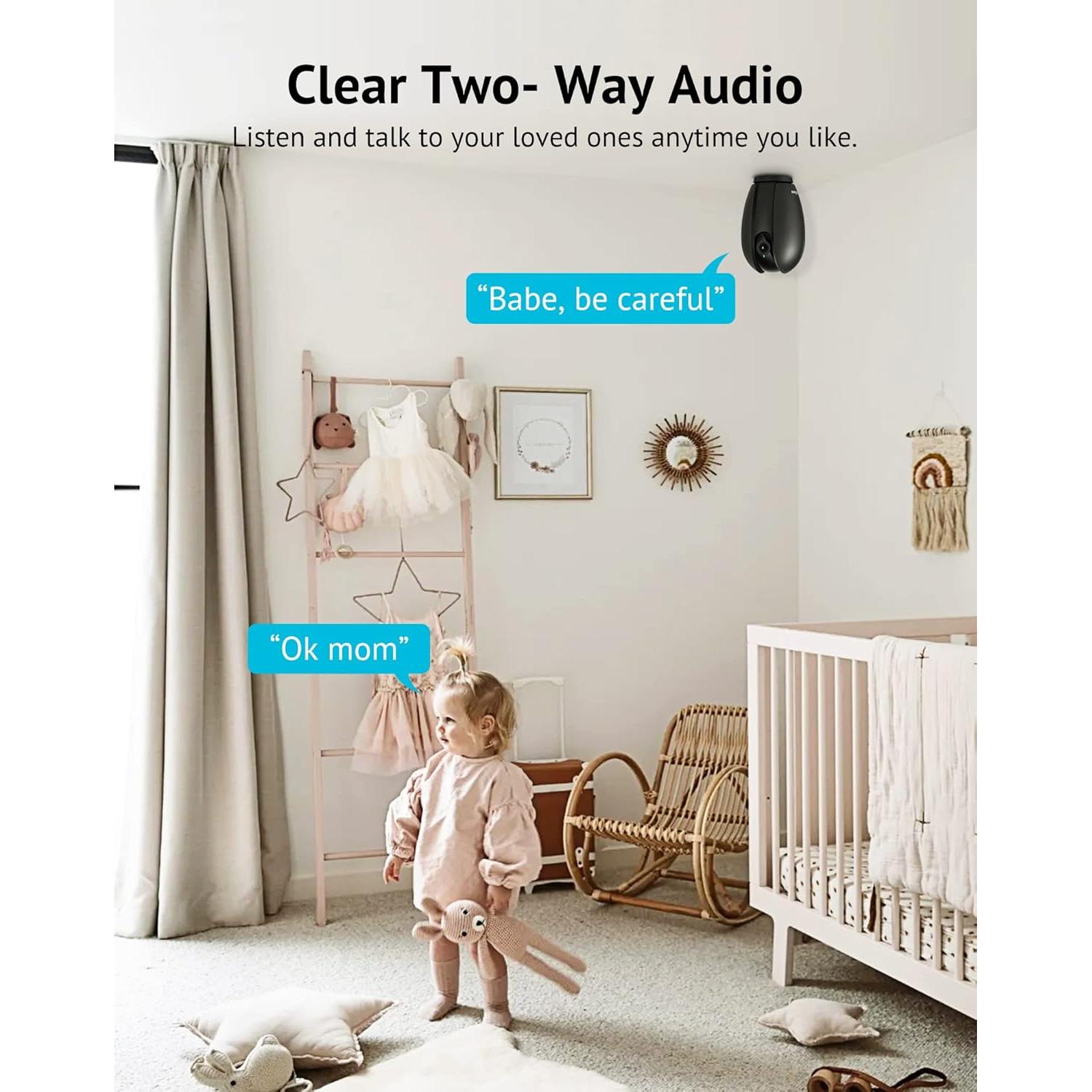 Cámara de Seguridad LaView 1080P WiFi con Audio Bidireccional