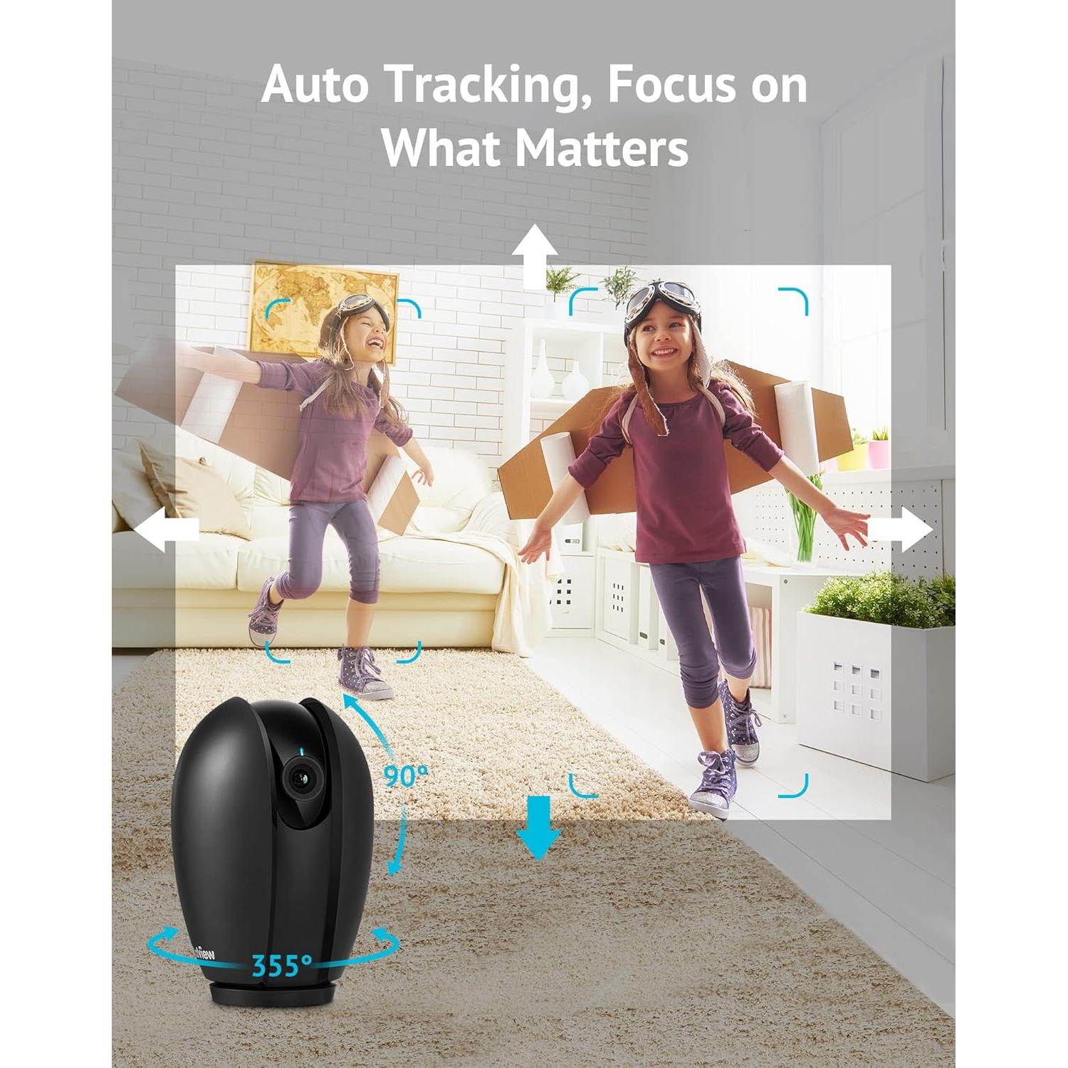 Cámara de Seguridad LaView 1080P WiFi con Audio Bidireccional