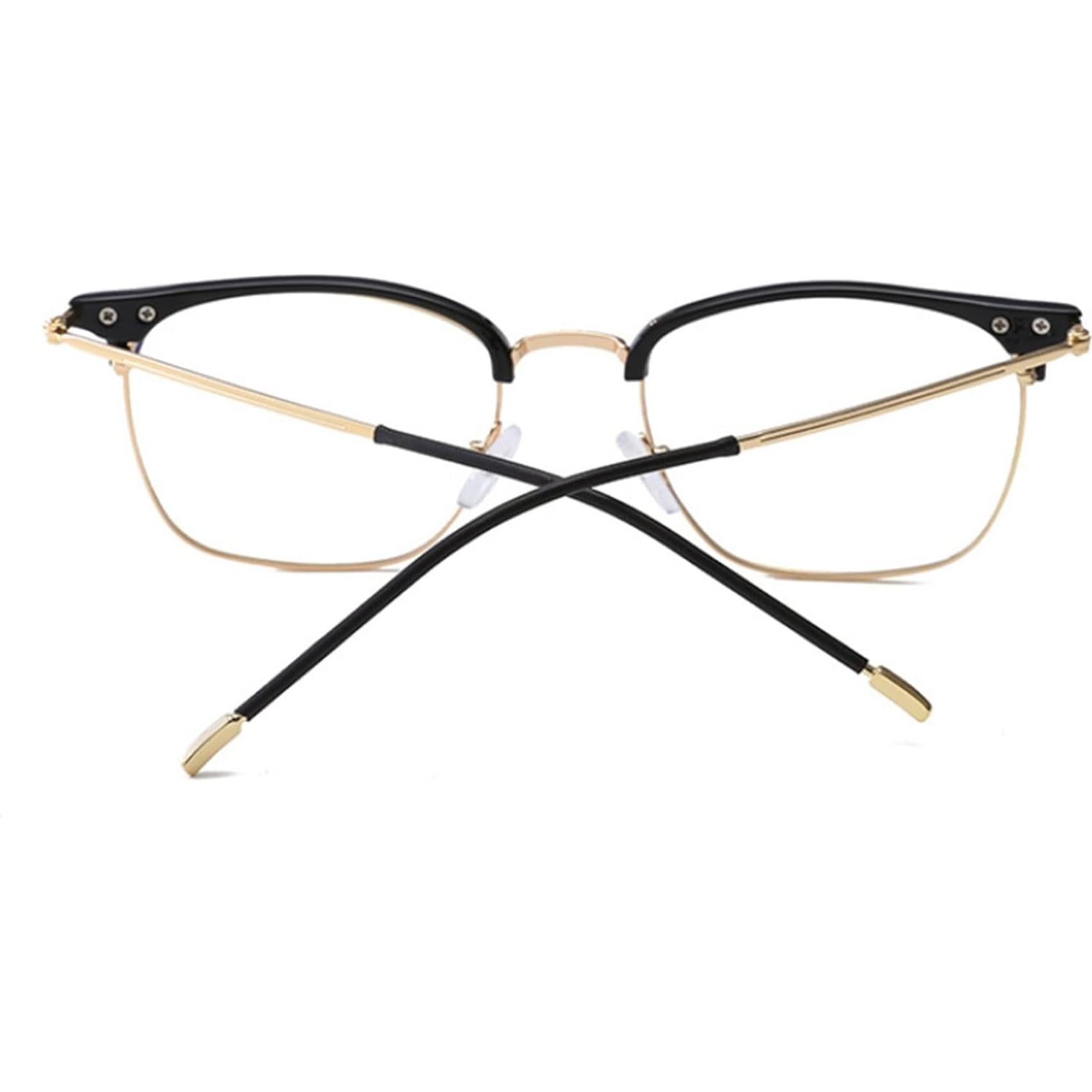 Gafas de Óptica Retro Shiratori Vintage 43mm Lentes Claros