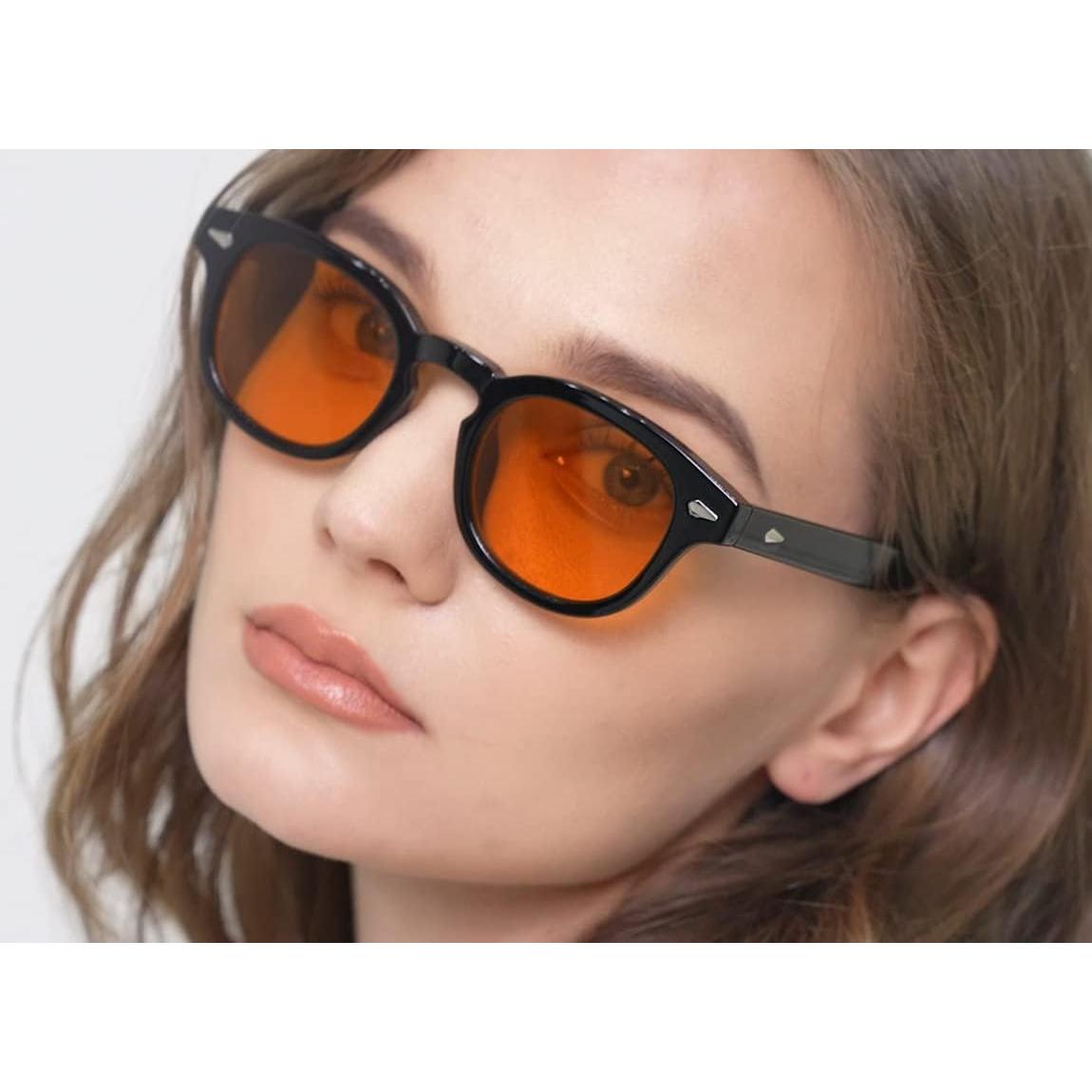 Gafas de Sol Unisex Gtand Retro 46mm UV400 Tinte Naranja