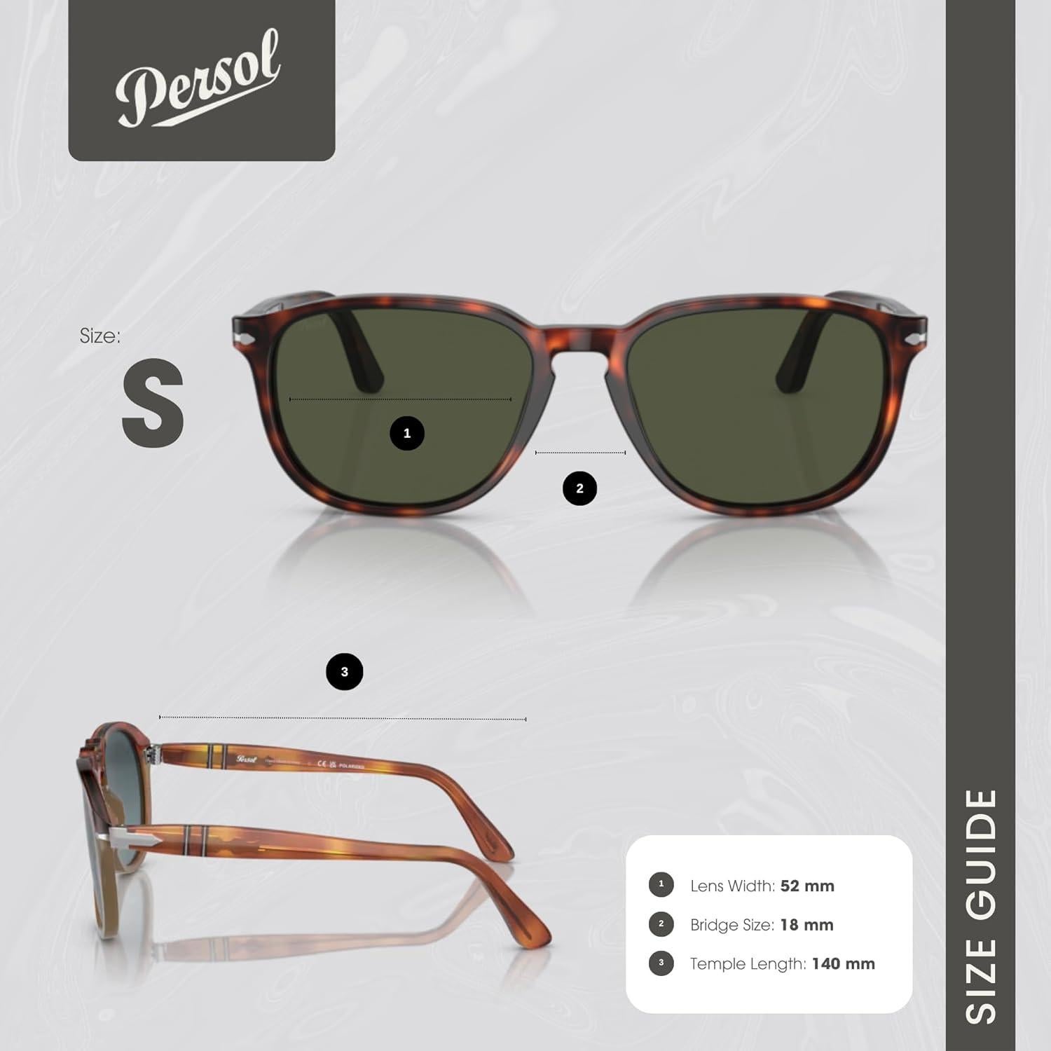 Gafas de Sol Persol PO3019S Cuadradas para Hombres