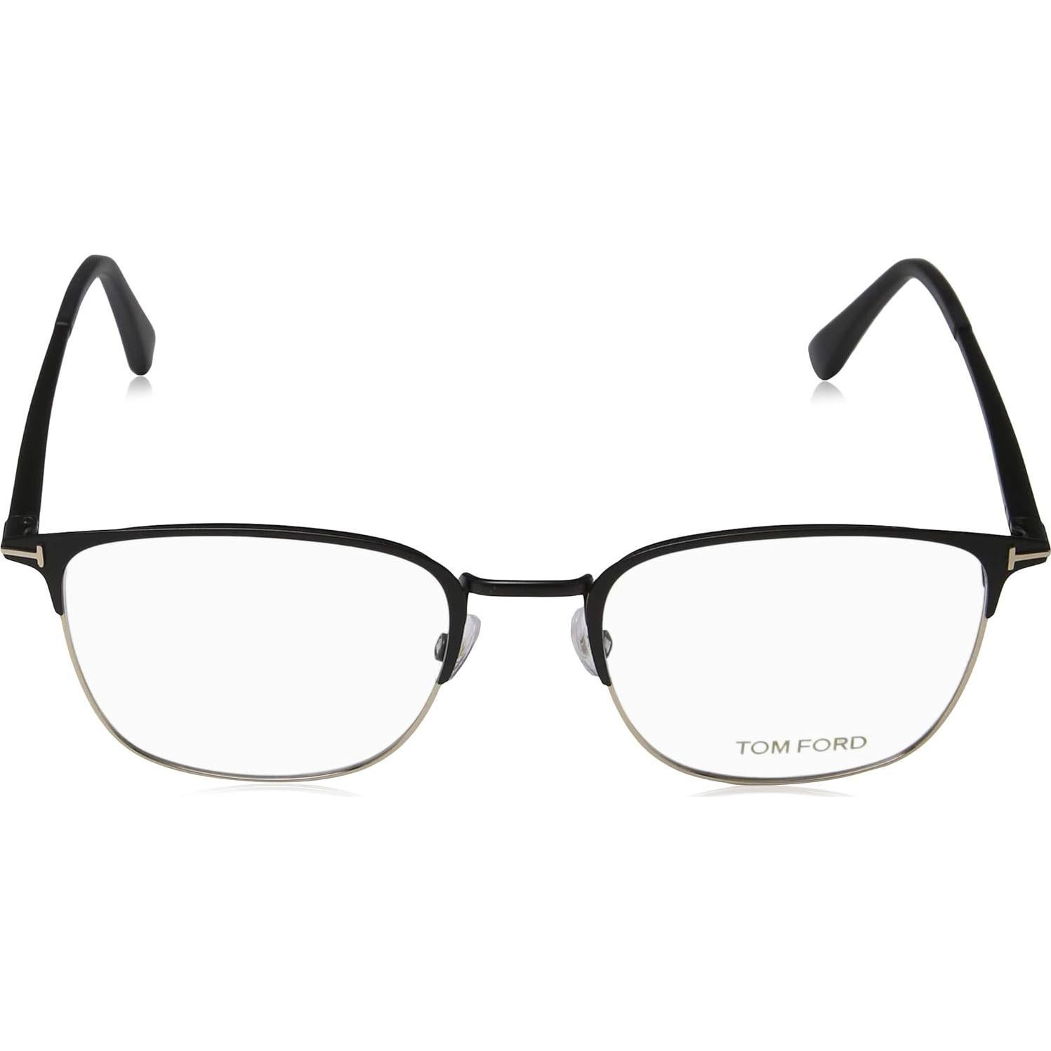 Gafas Tom Ford FT 5453 002 Cuadradas Negro Mate/Oro Rosa