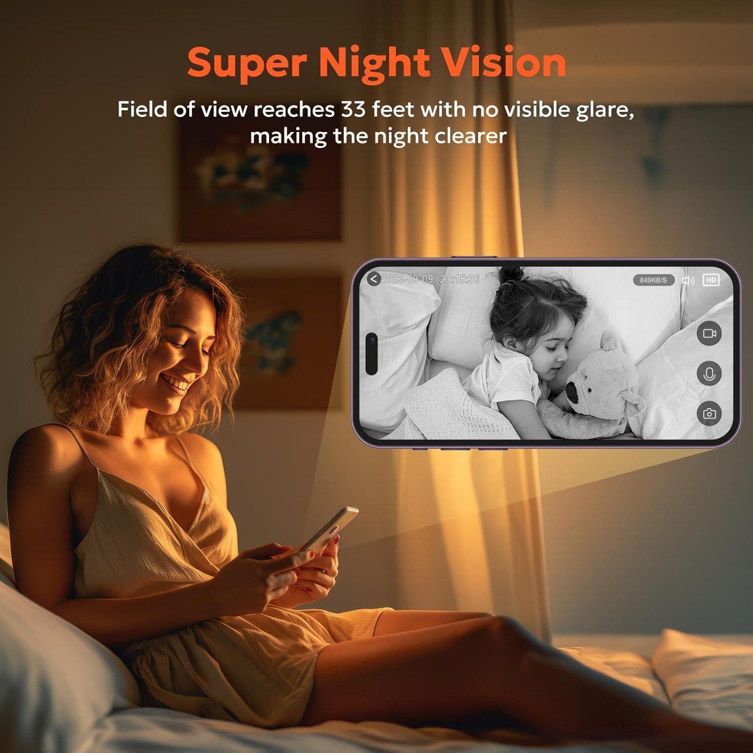 Cámara de Seguridad Owltron 2K WiFi con Visión Nocturna