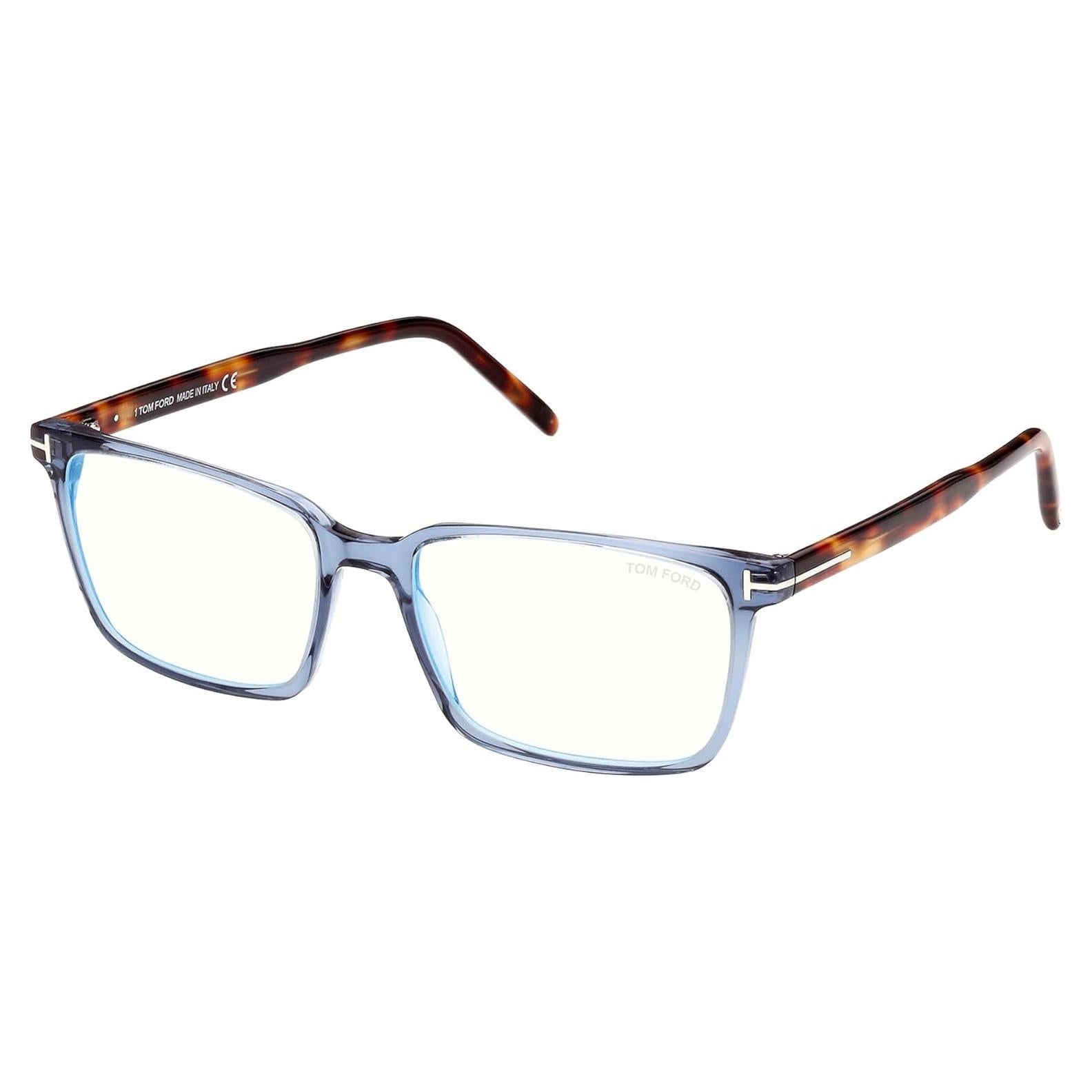 Gafas Tom Ford FT 5802-B 55mm Azul Transparente Hombre