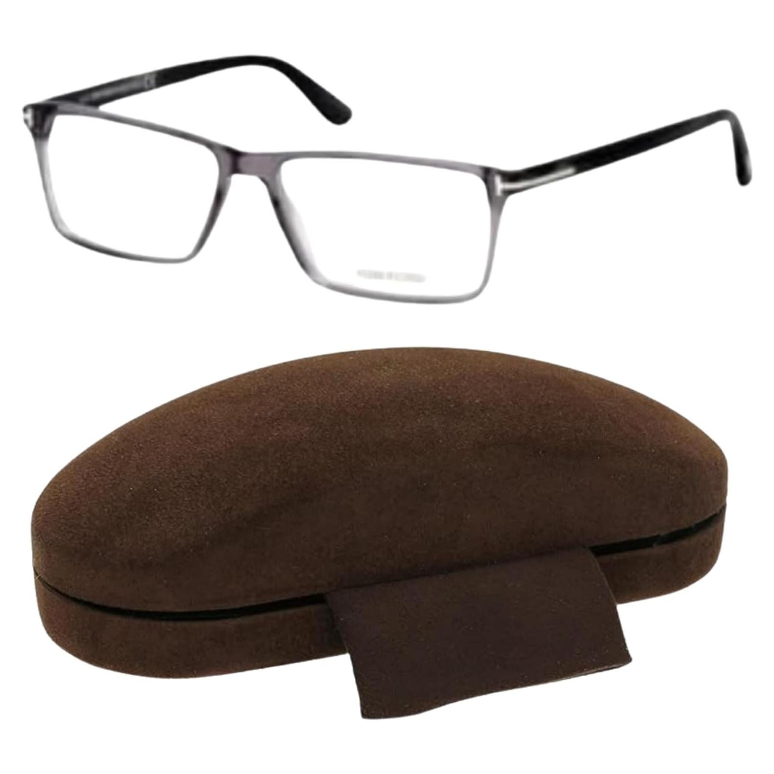 Gafas Tom Ford FT5408 Geométricas Gris Brillante + Kit