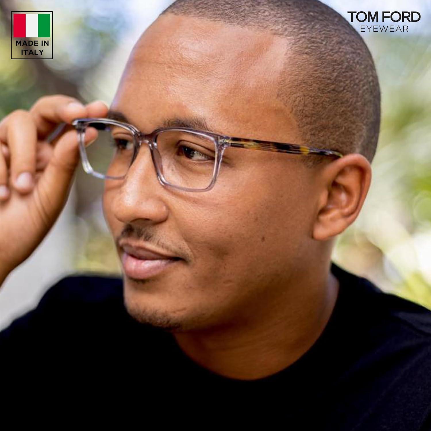 Gafas Tom Ford FT5802-B Rectangulares + Kit de Limpieza