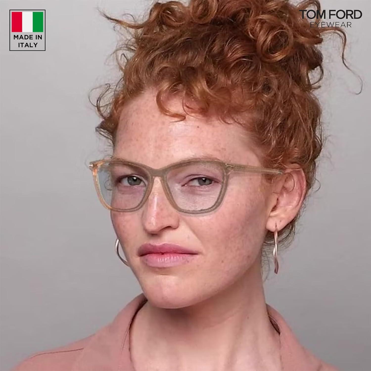 Gafas Tom Ford FT5762-B Cuadradas + Kit de limpieza eSHADES