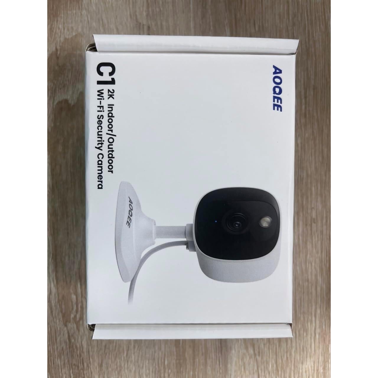 Cámara de Seguridad 2K AOQEE C1 Blanca con Visión Nocturna