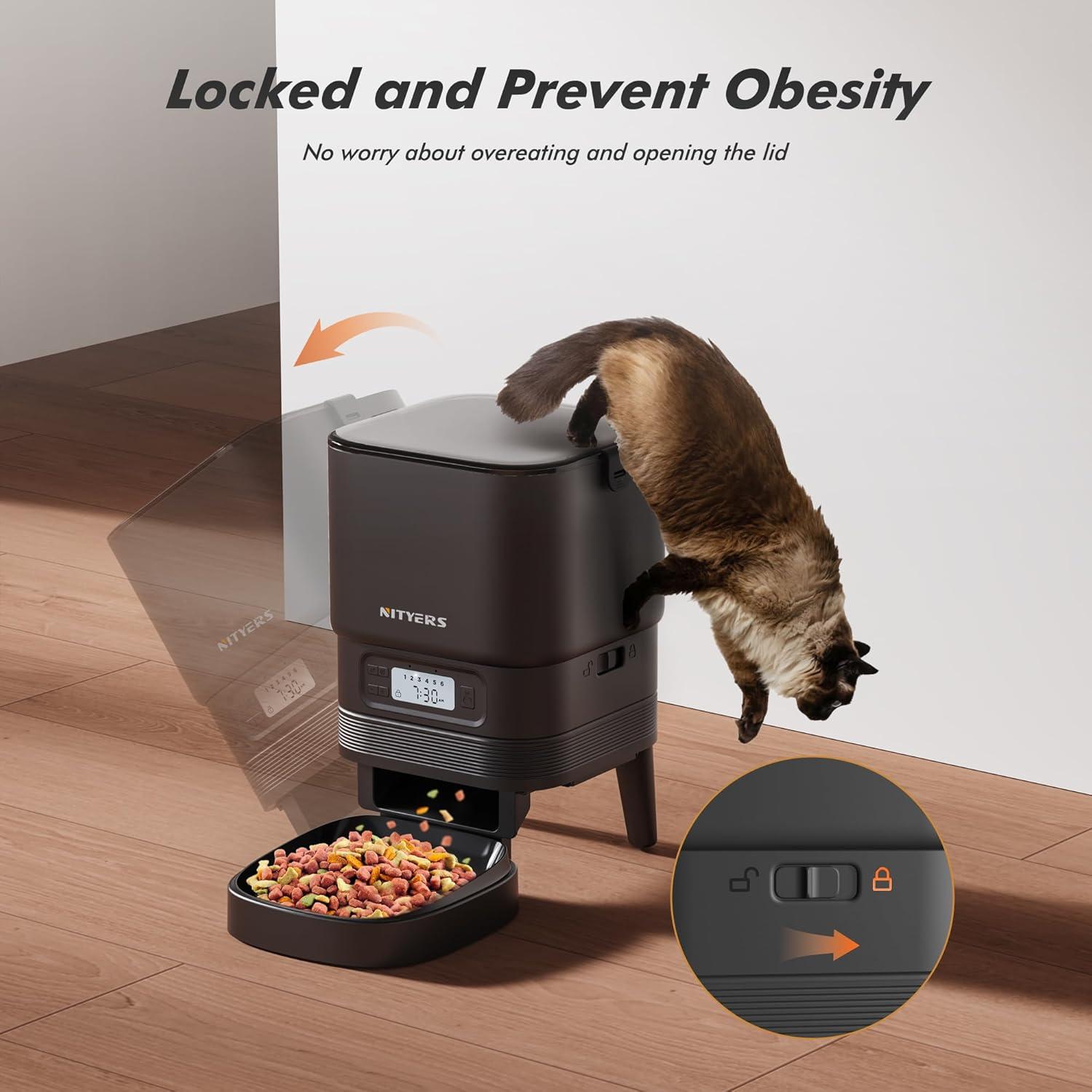 Comedero Automático Nityers 4L para Gatos y Perros Pequeños