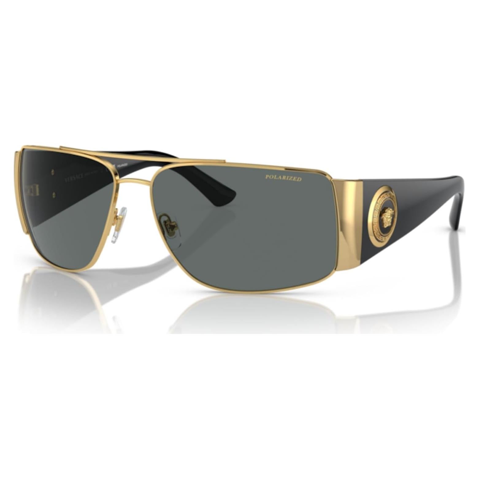 Gafas de sol Versace VE2163 doradas con lentes polarizados