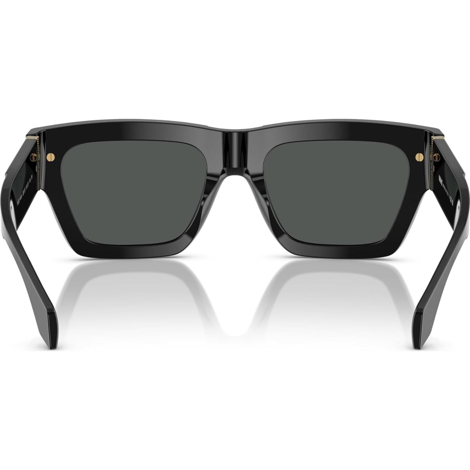 Gafas de sol Versace Hombre Marco Negro Lentes Grises 55mm