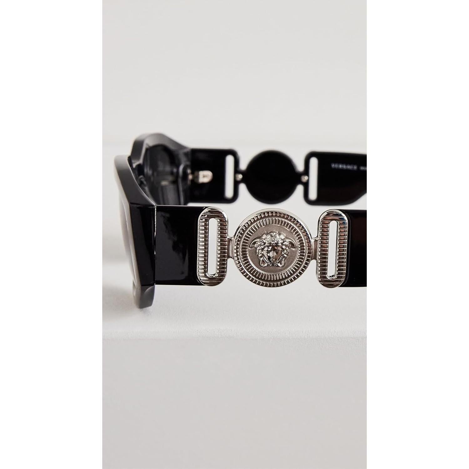 Gafas de sol Versace VE4361 negras 53 mm con lente gris