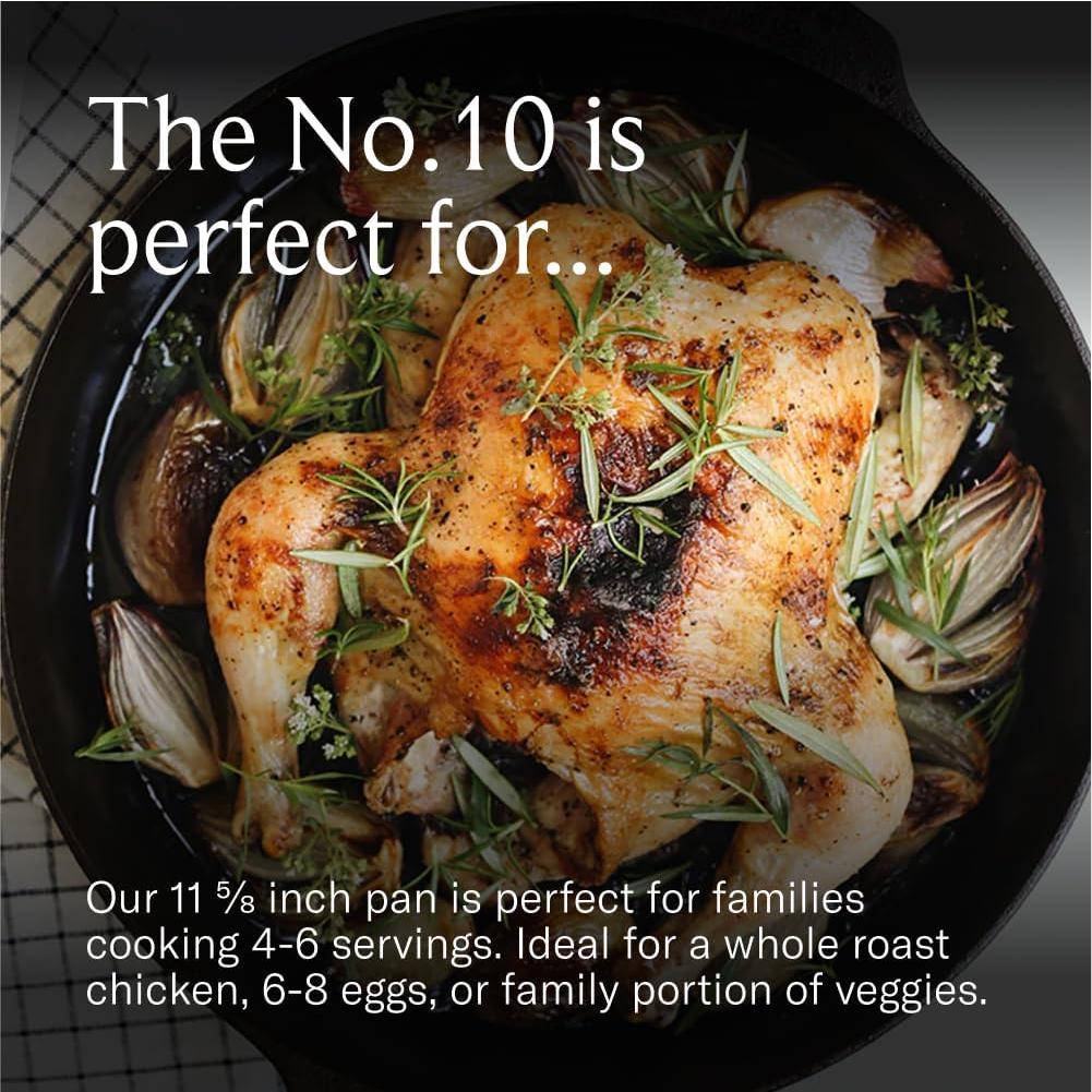 Sartén de Hierro Fundido Field Company 29.5 cm Pre-sazonada