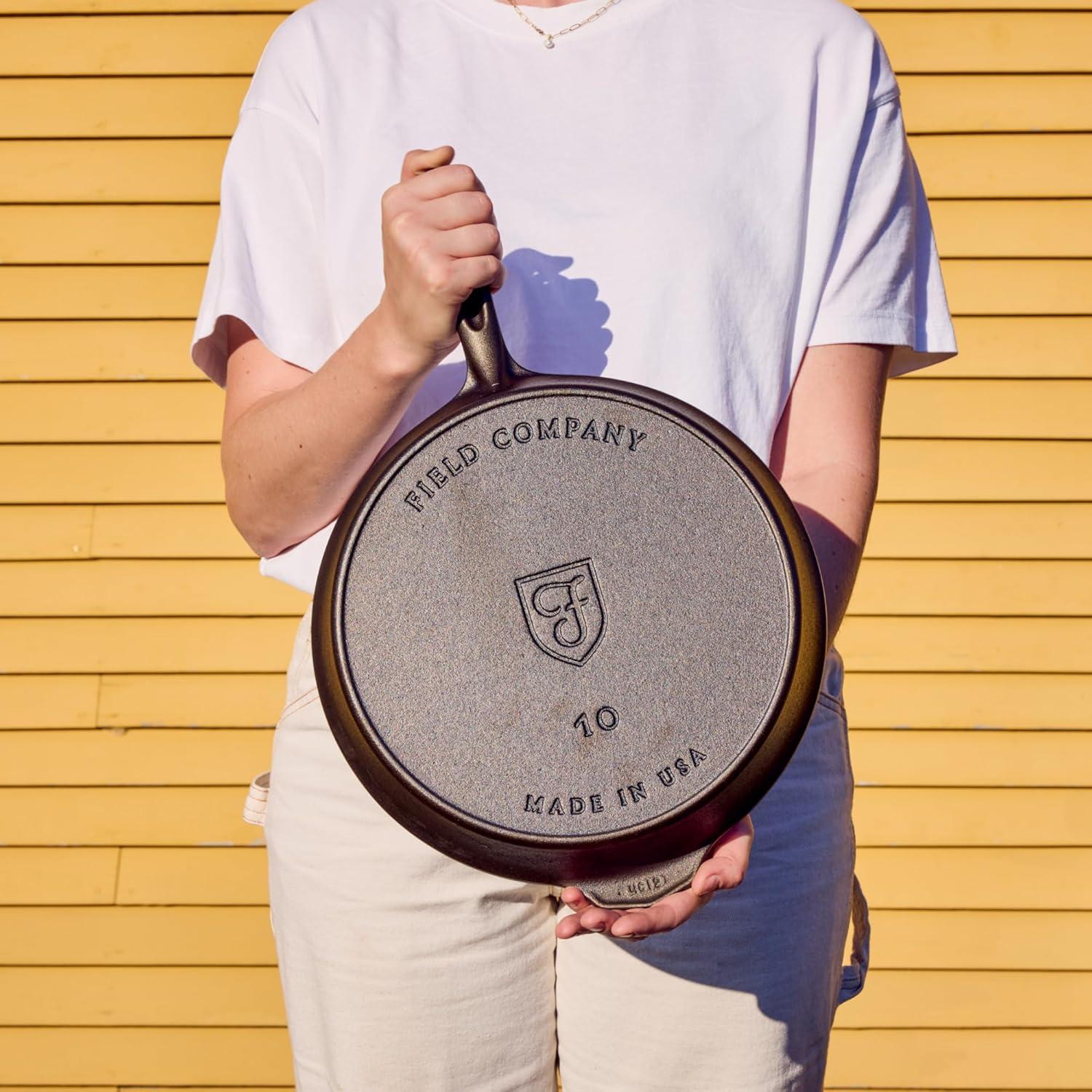 Sartén de Hierro Fundido Field Company 29.5 cm Pre-sazonada