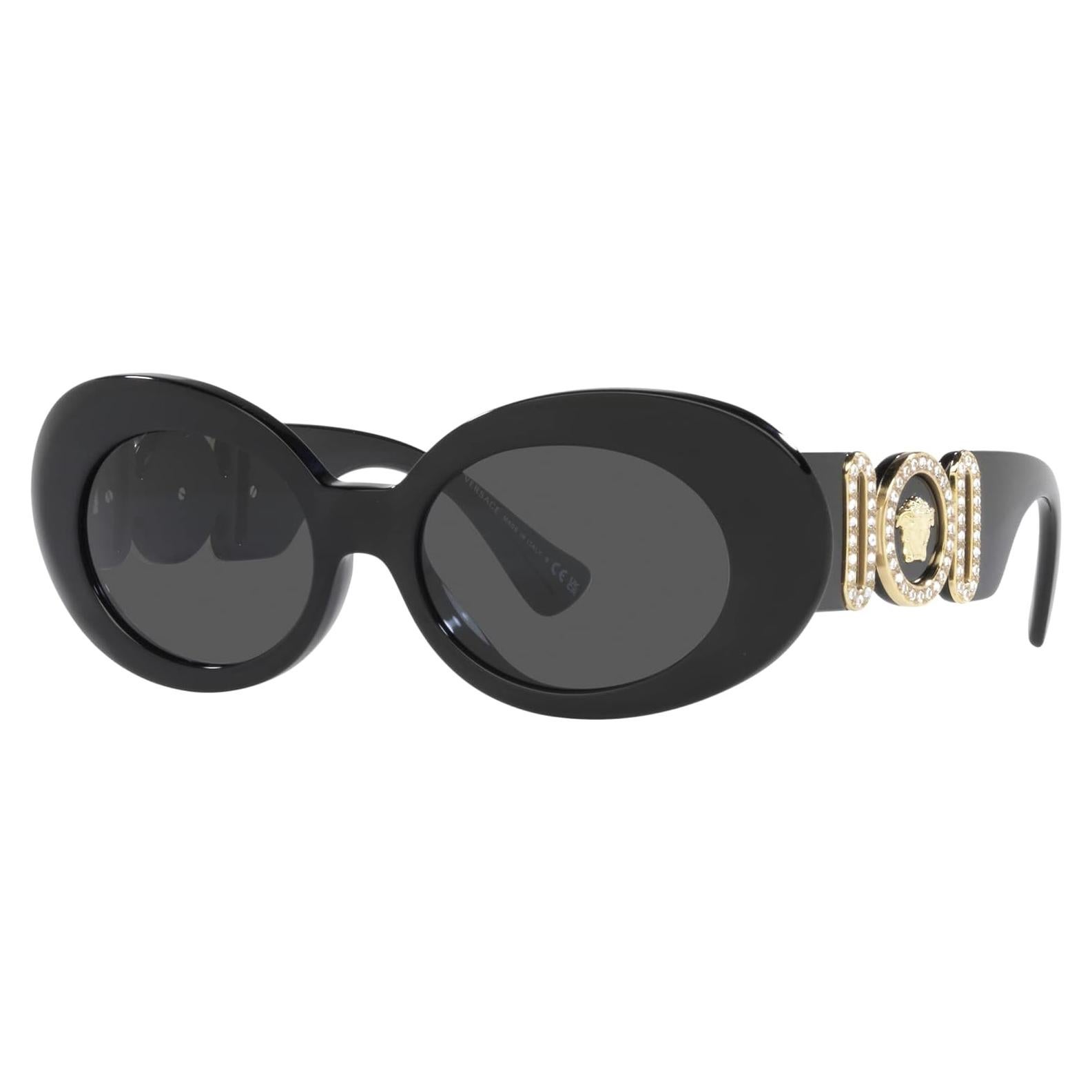 Gafas de sol Versace Mujer Marco Negro Lentes Grises 54mm