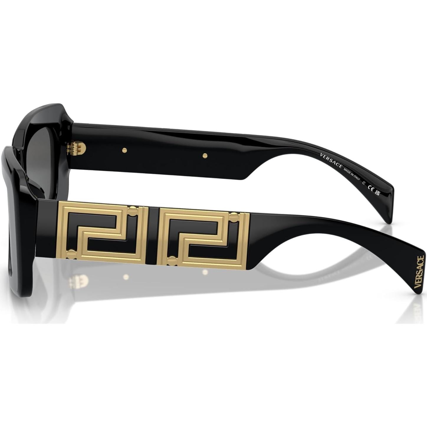 Gafas de sol Versace Mujer Marco Negro Lentes Grises 54mm