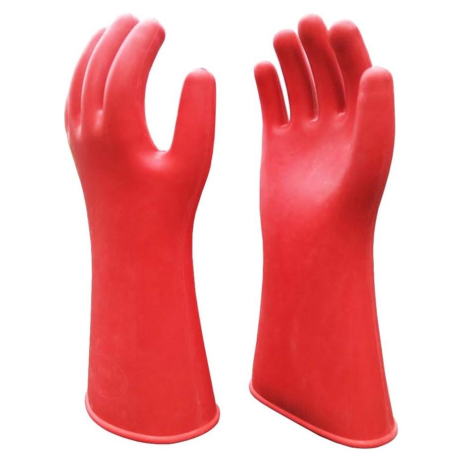 Guantes de Goma Aislados Eléctricos ShuangAn 12KV 35.56cm