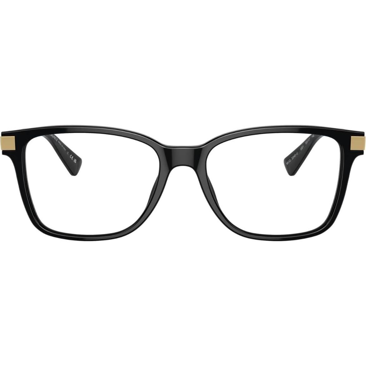 Gafas de Montura Versace VE3340U - Negro, Lente Demo 55mm