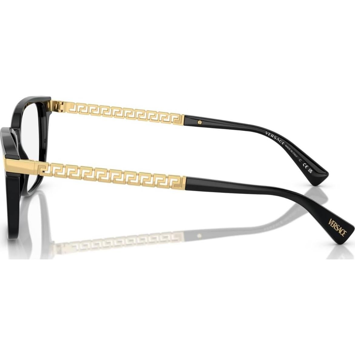Gafas de Montura Versace VE3340U - Negro, Lente Demo 55mm