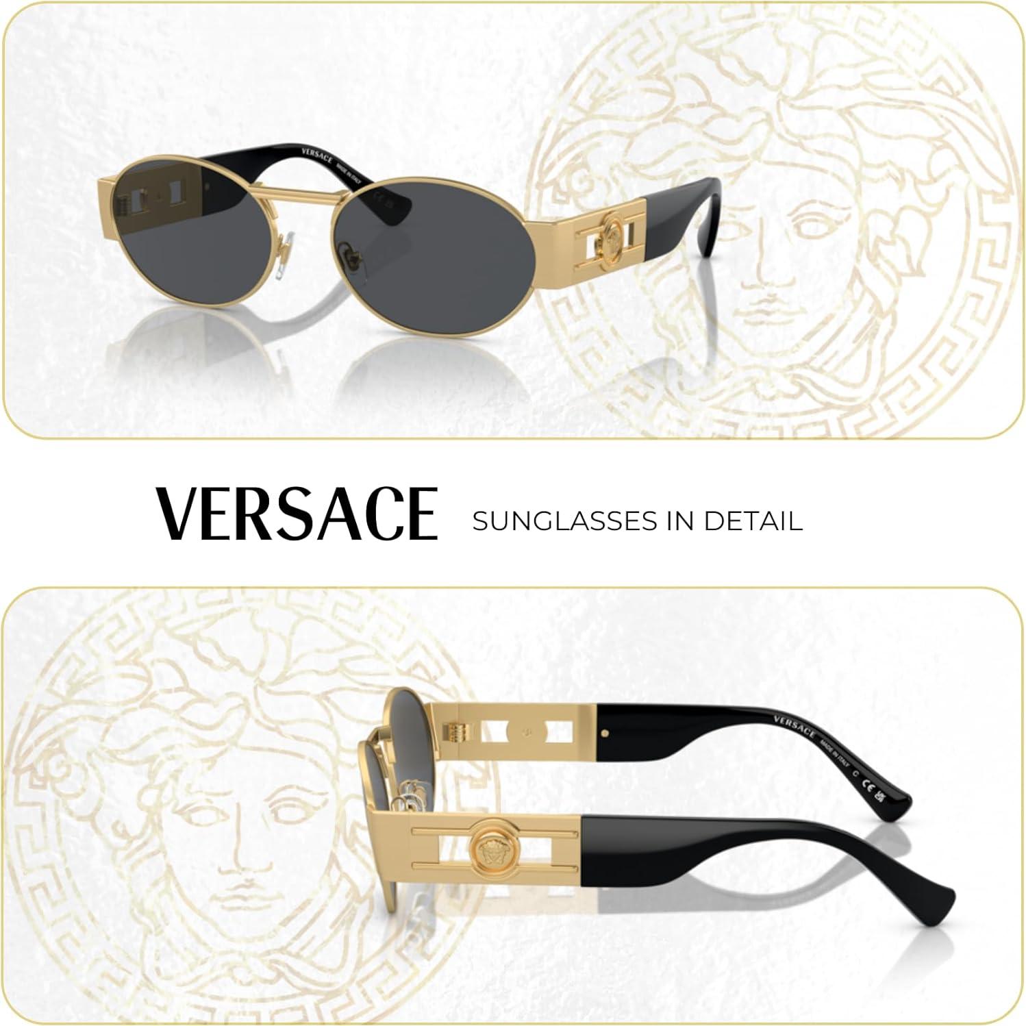 Gafas de sol ovaladas Versace VE2264 unisex con kit iWear