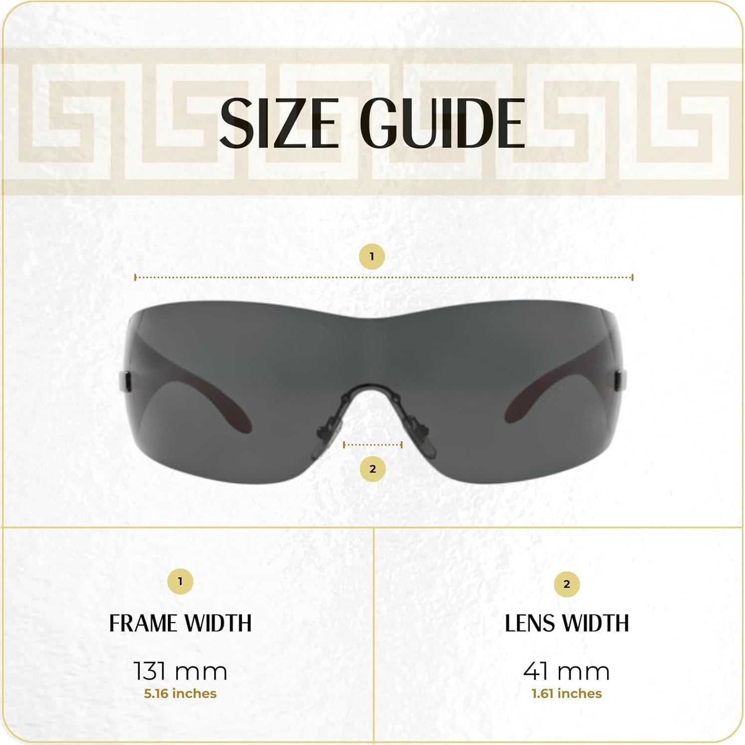 Gafas de sol Versace VE2054 Unisex con kit de cuidado