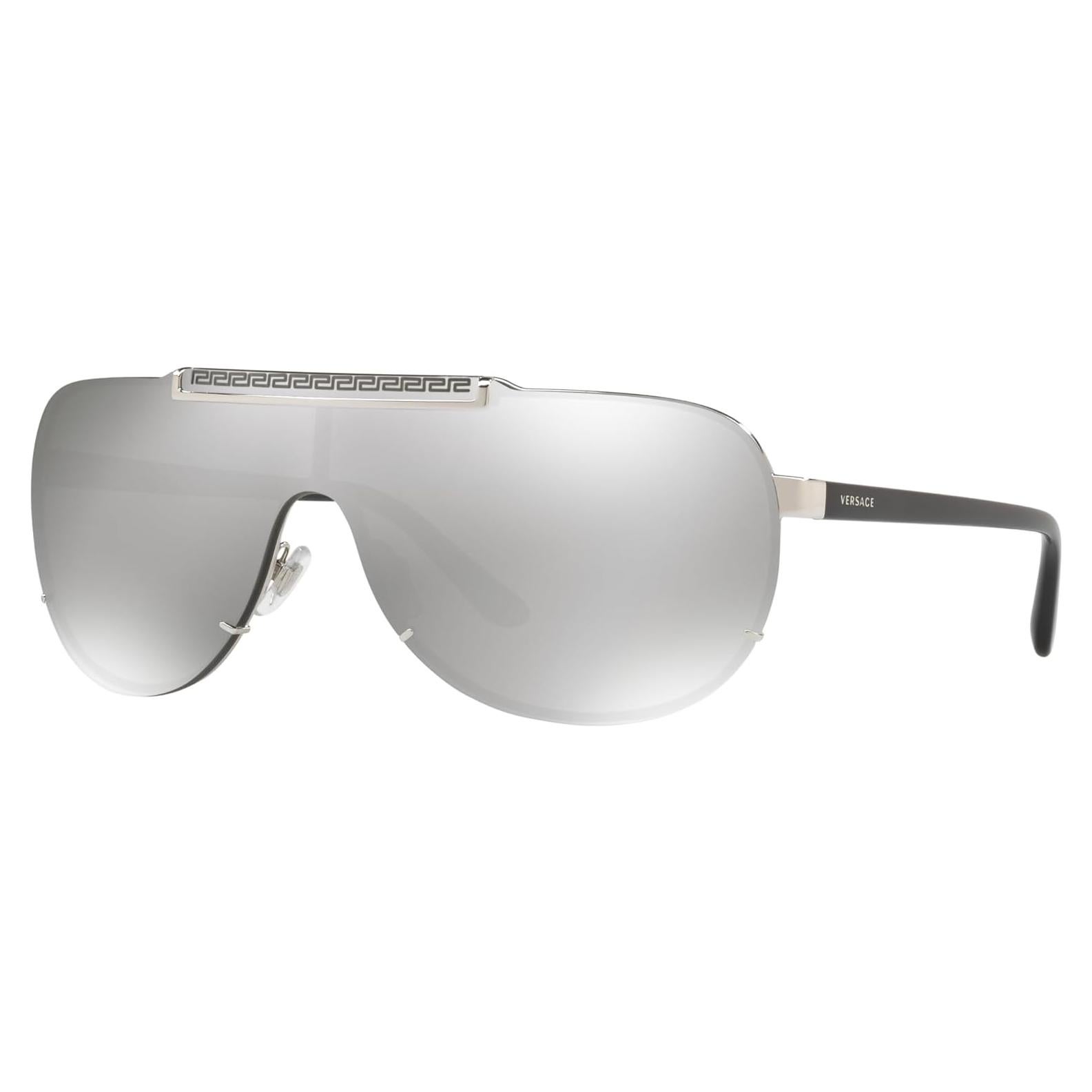 Gafas de sol Versace VE2140 Metal Plata Lente Espejo