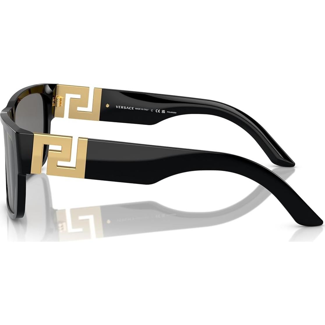 Gafas de sol Versace VE4296 Acetato Negro Polarizadas