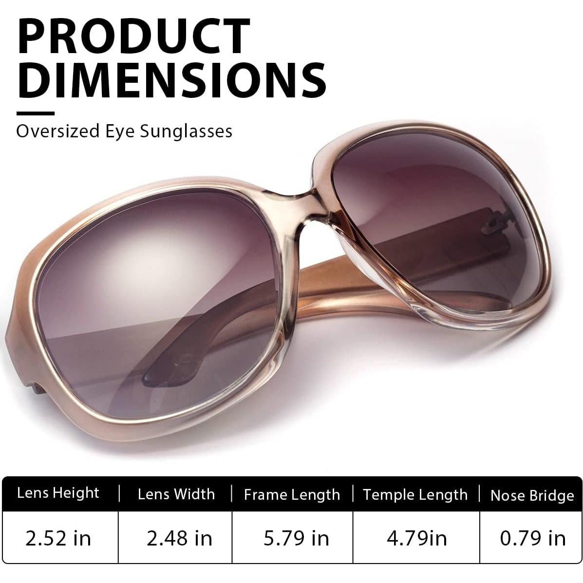 Gafas de sol AkoaDa polarizadas UV400 para mujeres