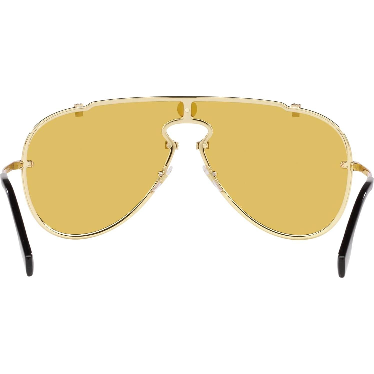 Gafas de Sol Versace Hombre Marco Dorado Lentes Grises