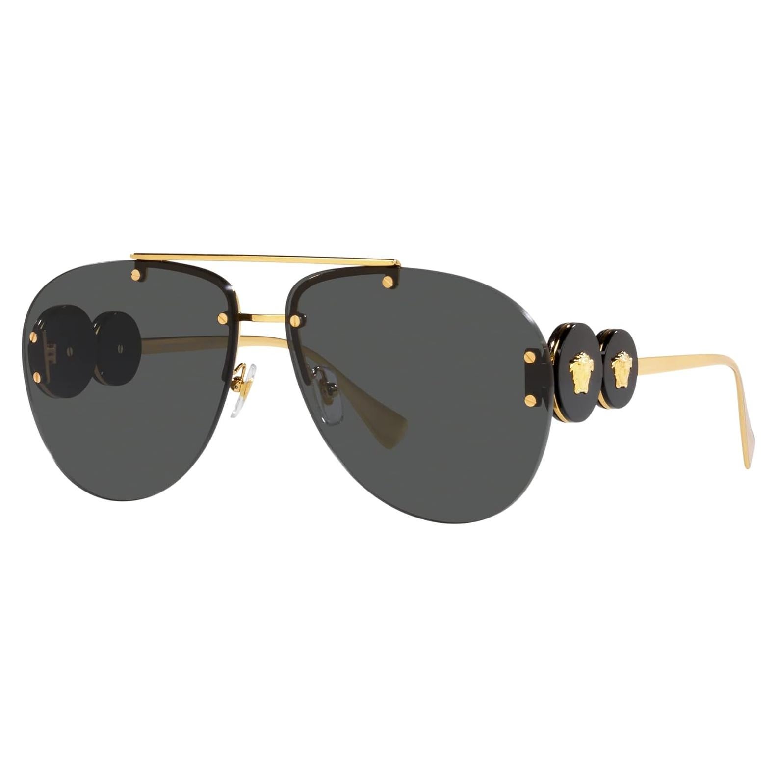 Gafas de sol Versace Mujer Marco Dorado Lentes 63mm