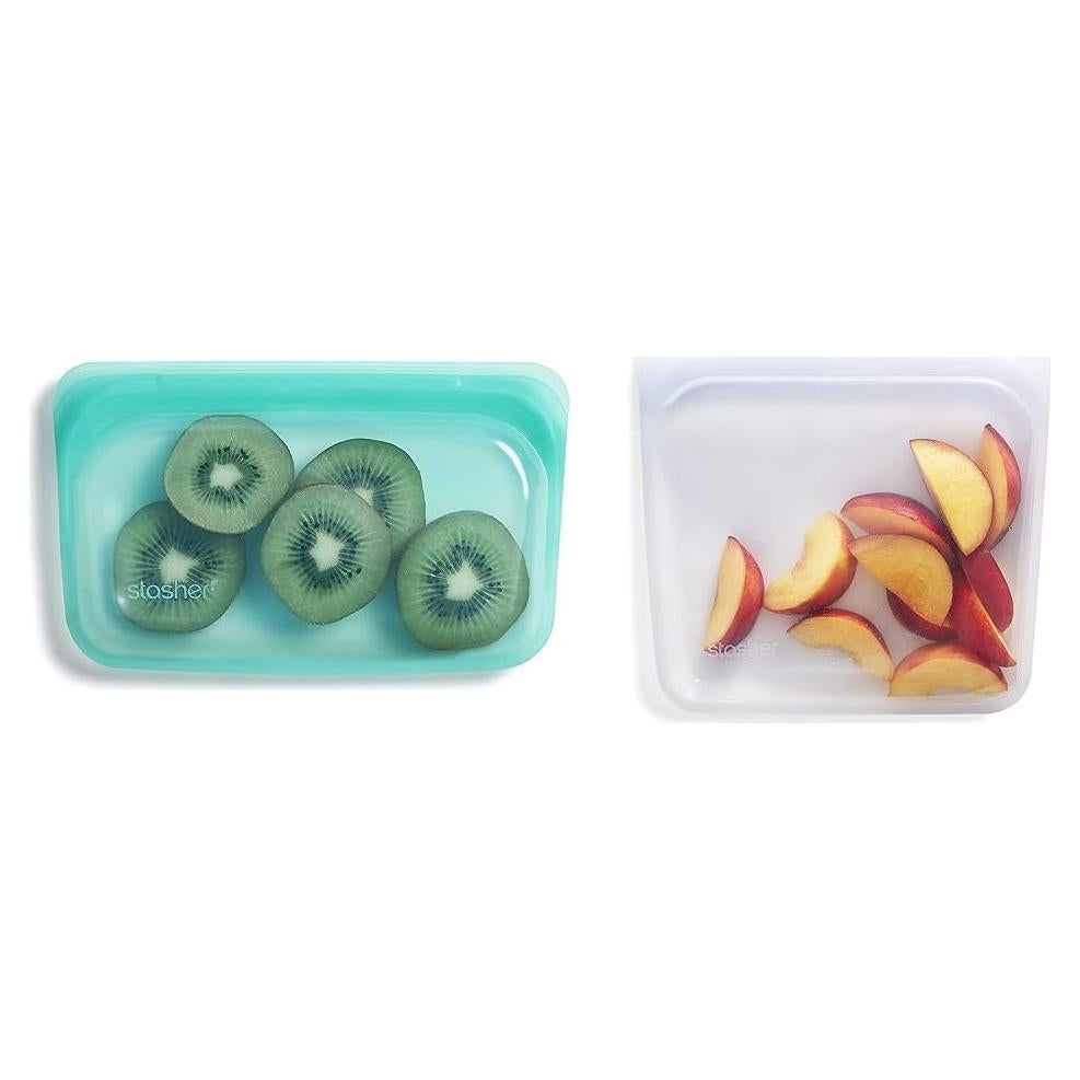 Bolsas de Almacenamiento de Silicona Stasher 12 oz Aqua