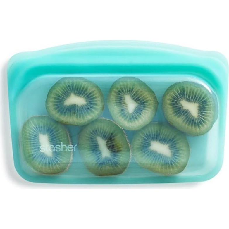 Bolsas de Almacenamiento de Silicona Stasher 12 oz Aqua
