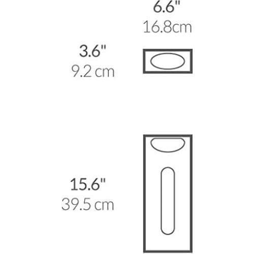 Dispensador de bolsas de supermercado simplehuman acero inoxidable