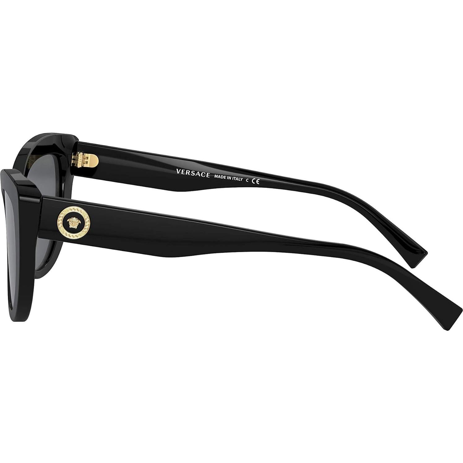 Gafas de Sol Versace Mujer Marco Negro Lentes Grises 54mm