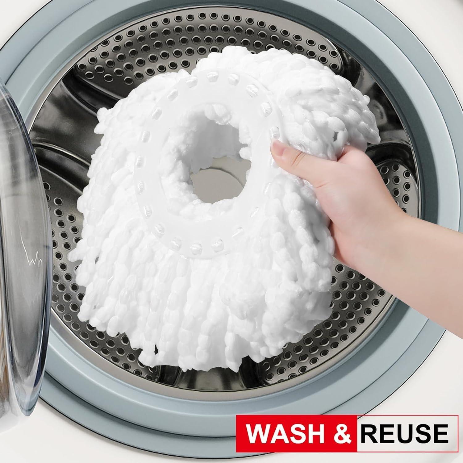 Sistema de limpieza con cubo y mopa giratoria MENSHINE A100