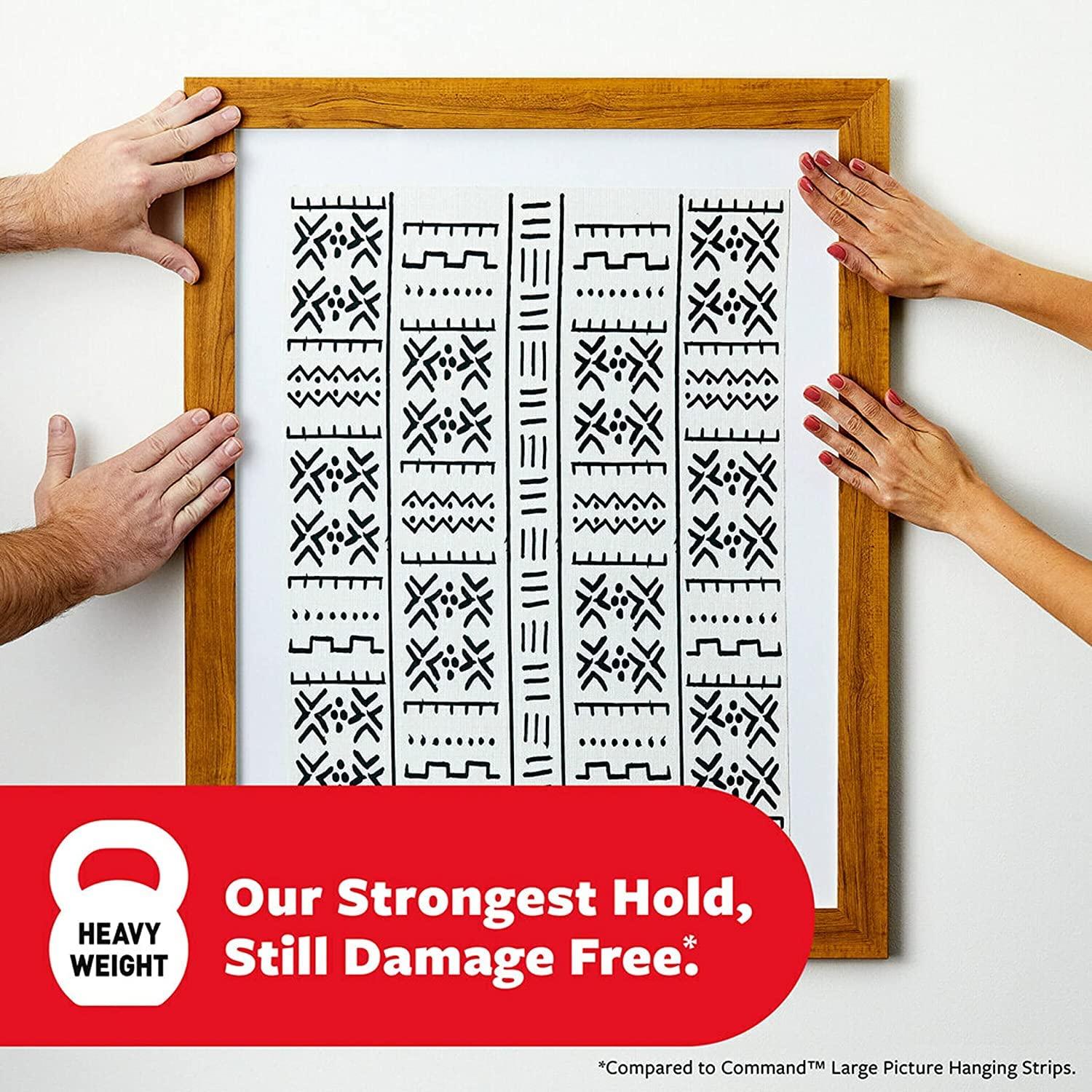 Tiradores para Colgar Cuadros Command 9 kg X-Large - 16 Pares