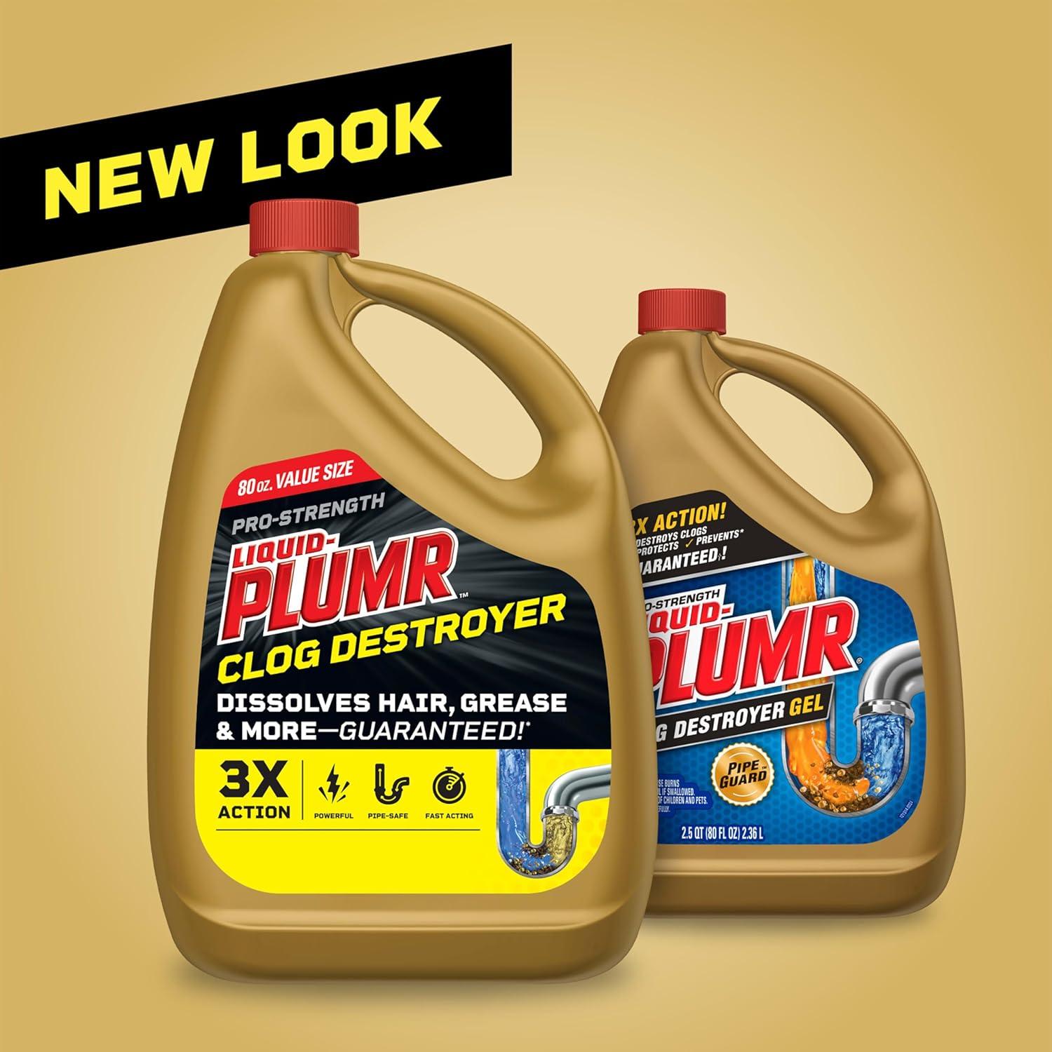 Liquid-Plumr Clorox Gel Destructor de Atascos 2.37 L