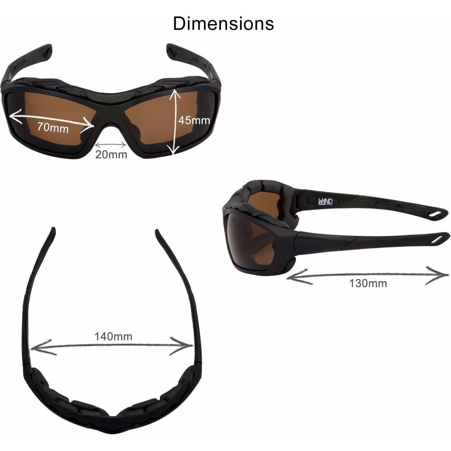 Gafas de sol polarizadas WYND Blocker 330 para deportes