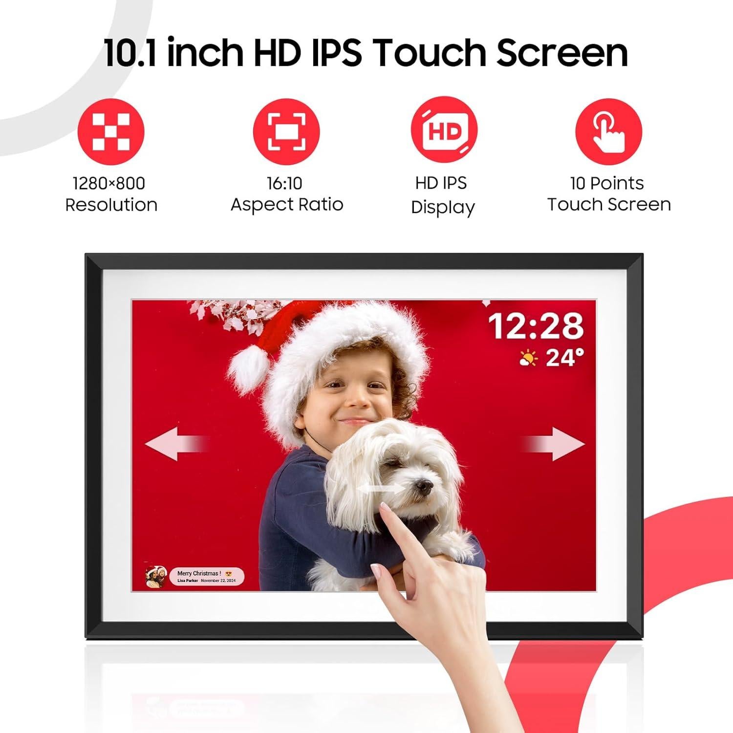 Marco de Fotos Digital ApoloSign 10.1" HD WiFi 32GB