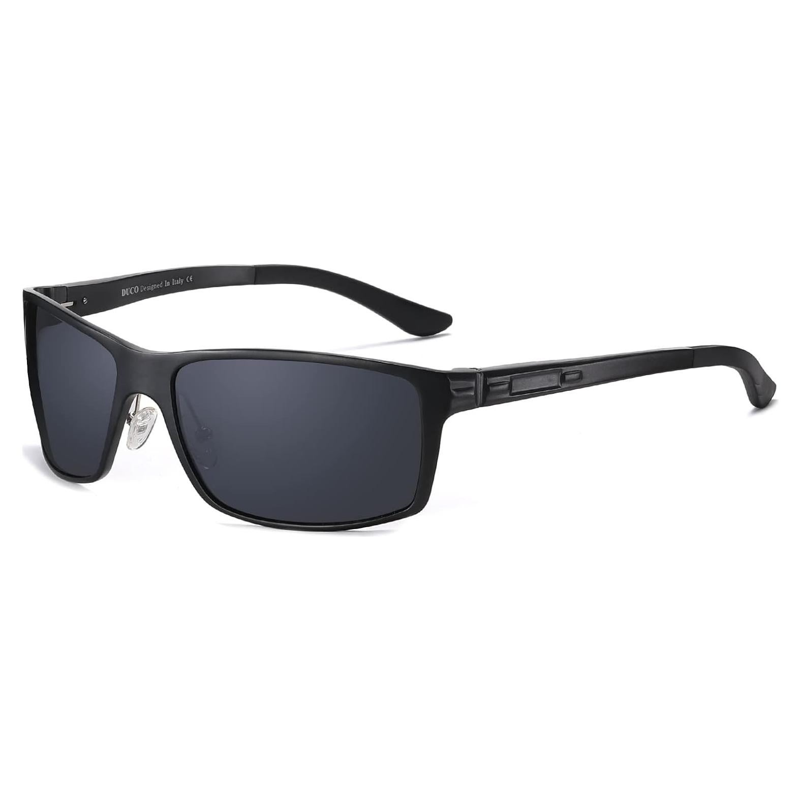 Gafas de sol polarizadas DUCO para hombres, marco ligero