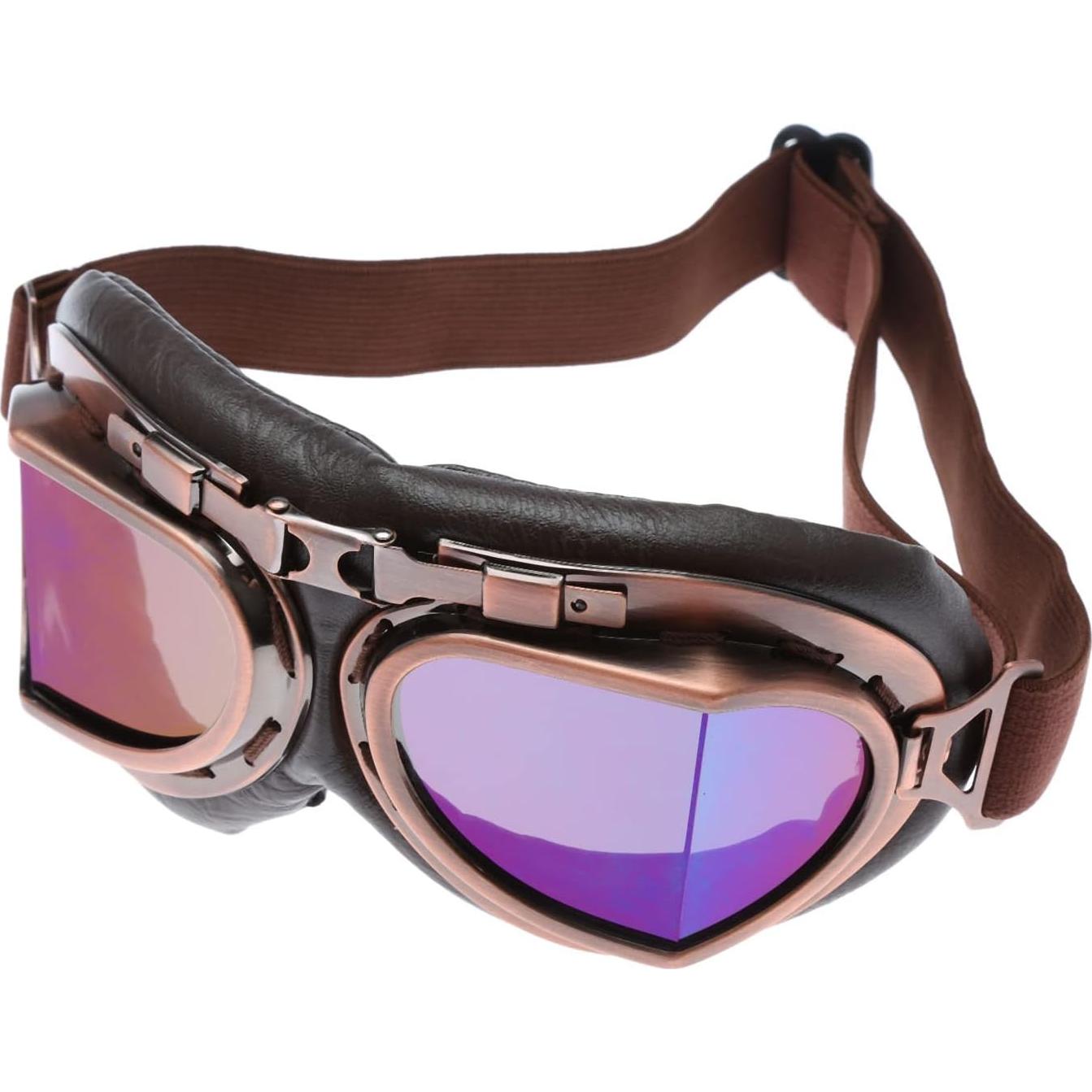 Gafas de Motocicleta MUXSAM Vintage a Prueba de Viento