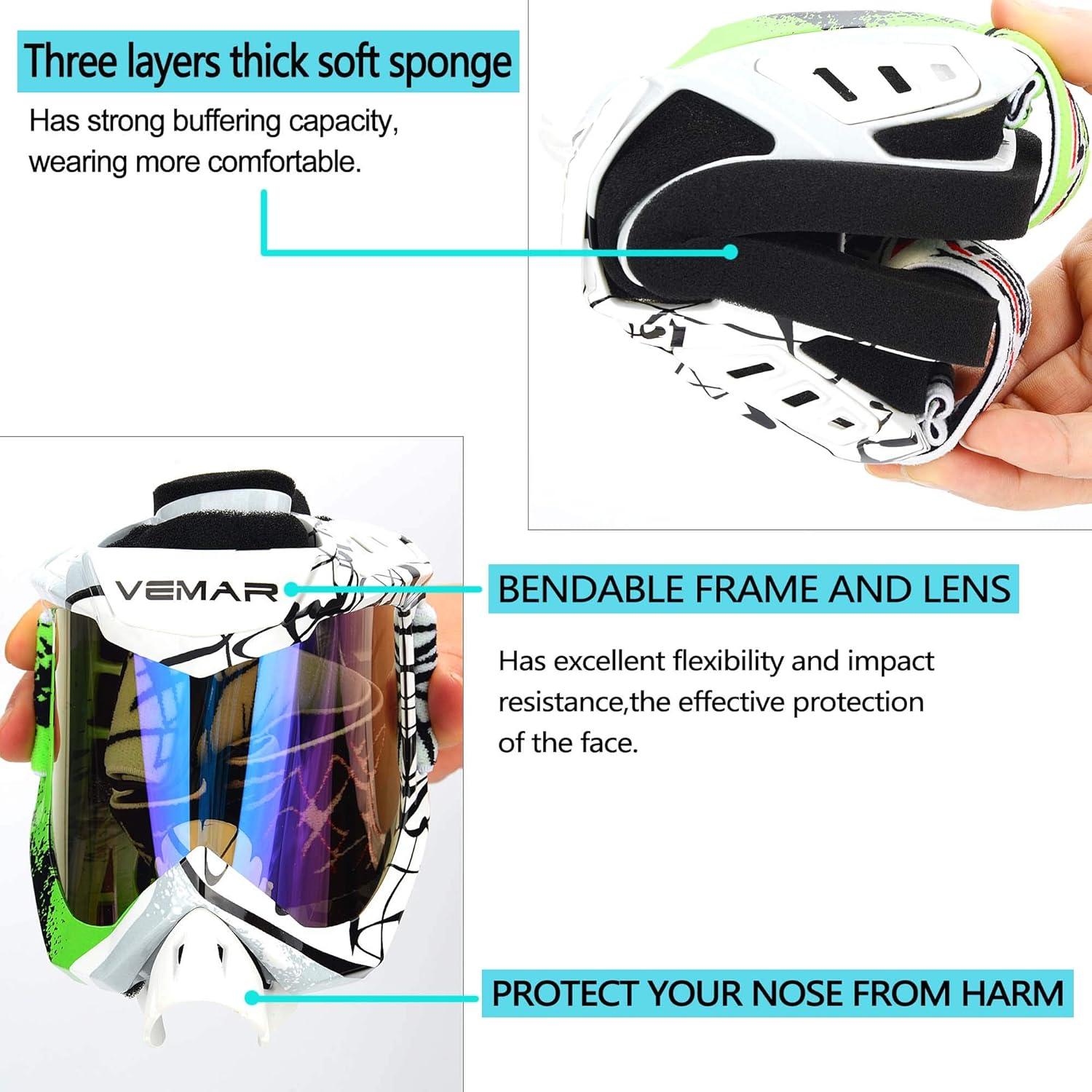 Gafas de protección Ubelly S218 para motocross y ATV