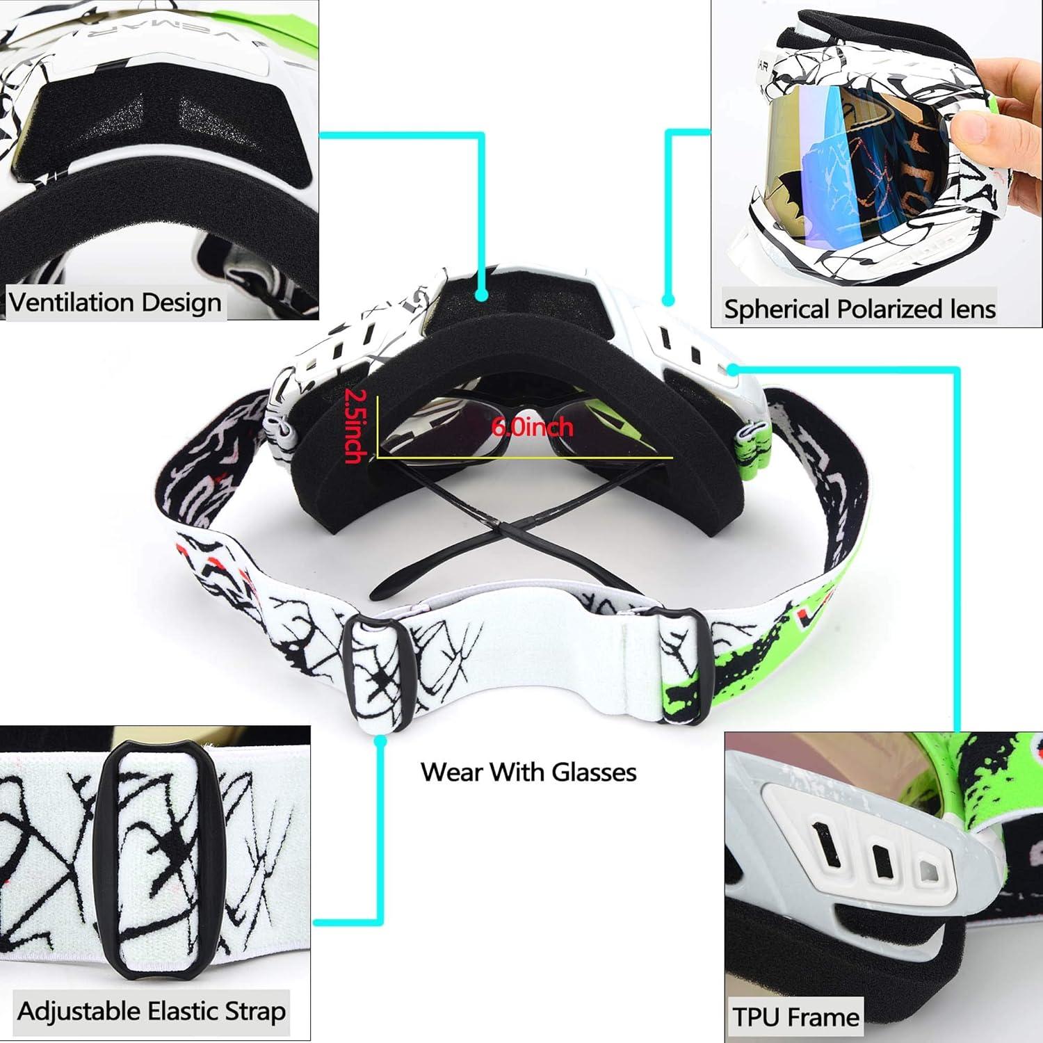 Gafas de protección Ubelly S218 para motocross y ATV