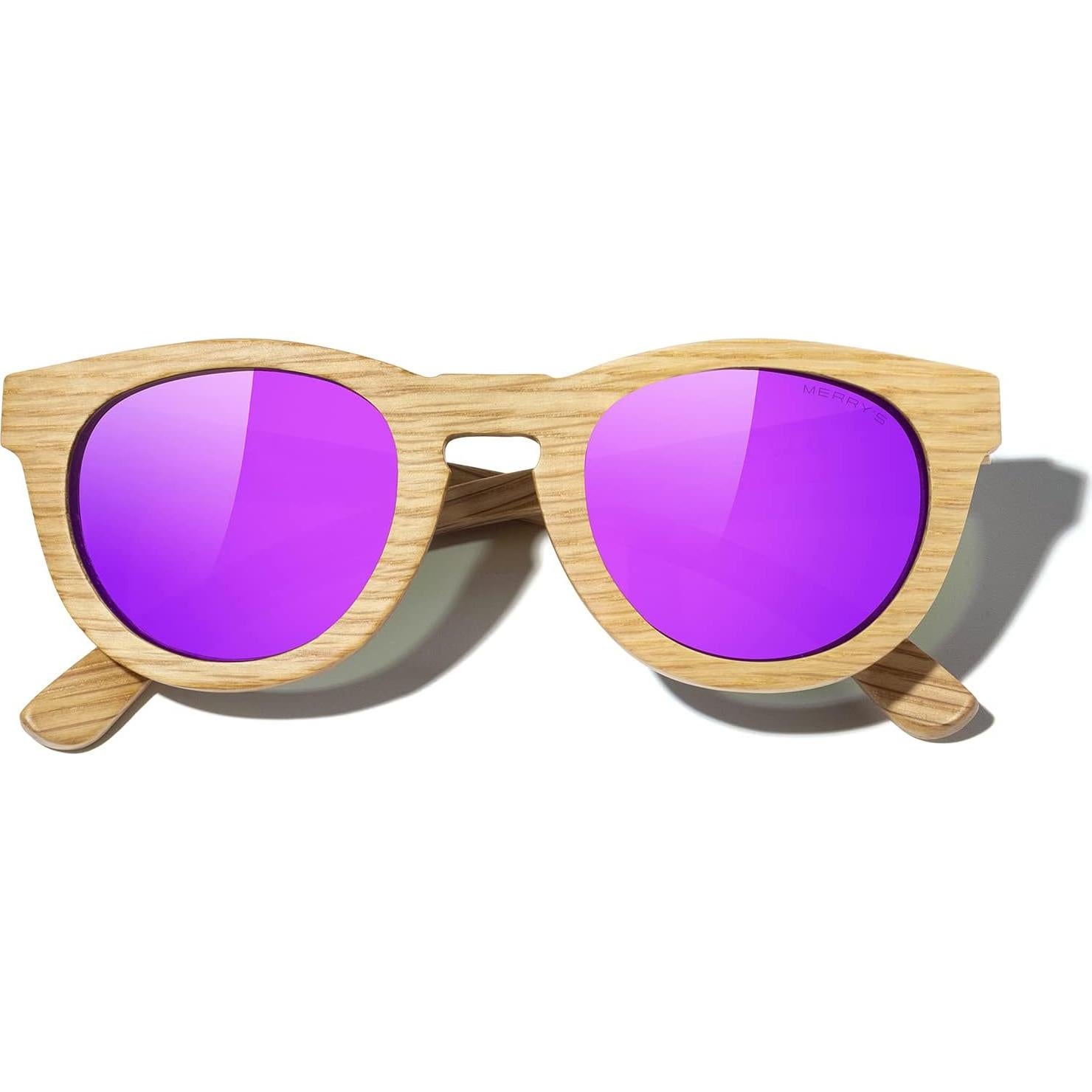 Gafas de sol polarizadas MERRY'S vintage 48mm púrpura