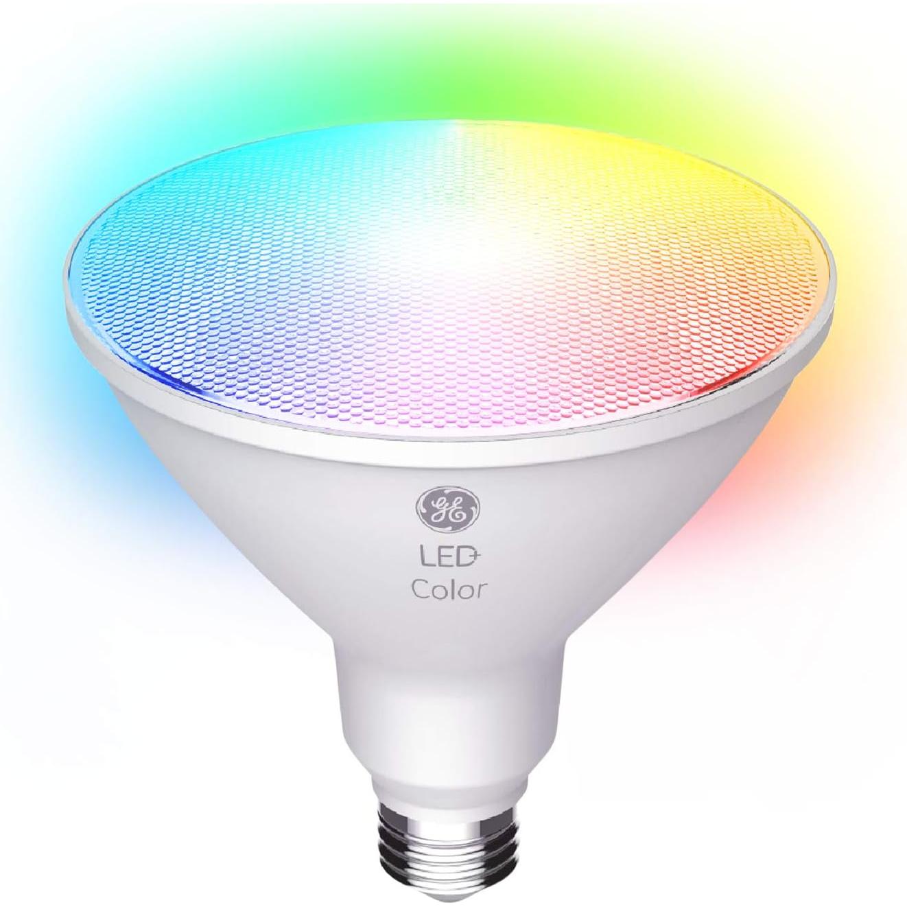 Bombillas LED+ PAR38 GE para exteriores, 15W, 3 unidades RGB