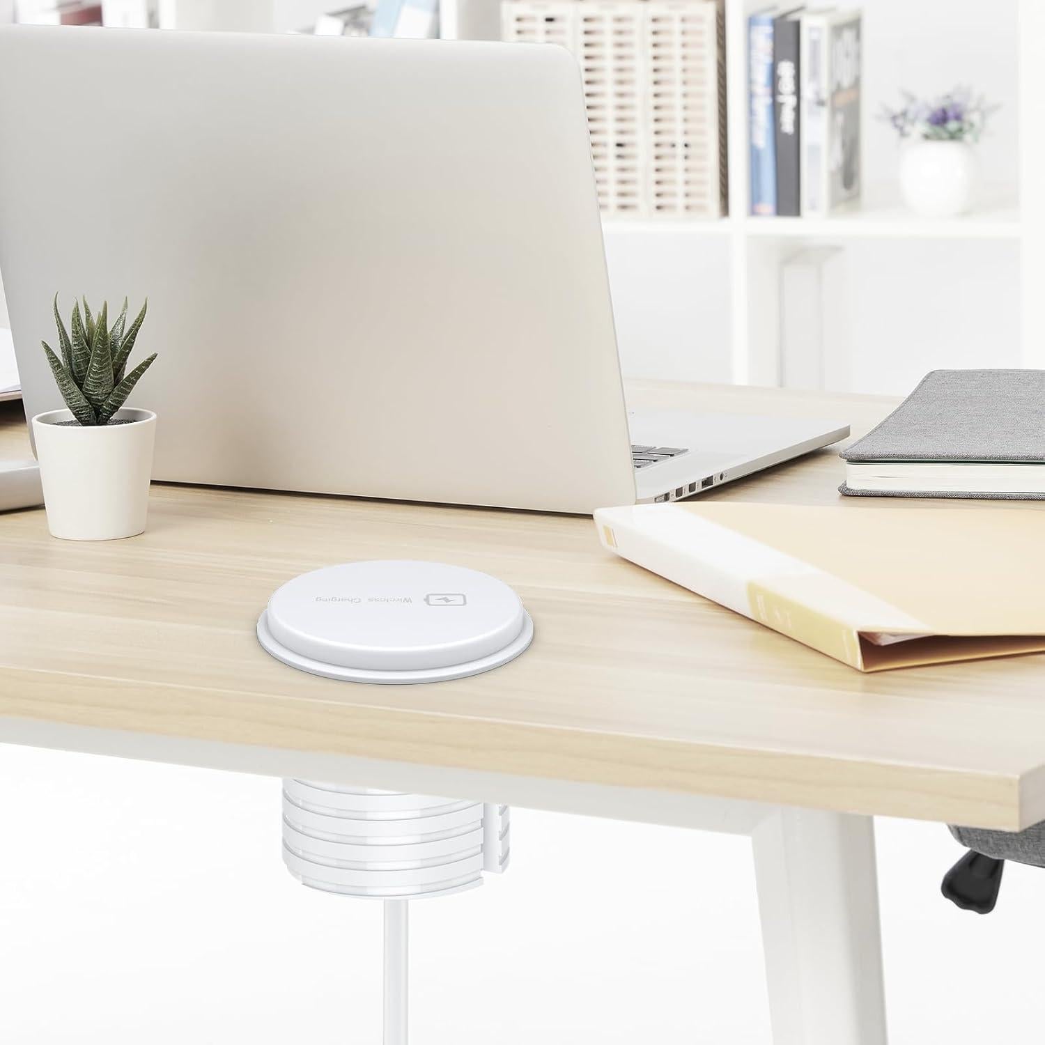 Grommet de Poder Empotrado Blanco Jgstkcity 3" con Carga Rápida