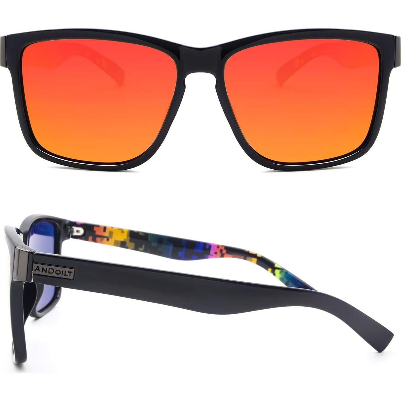 Gafas de sol polarizadas ANDOILT cuadradas 56mm UV